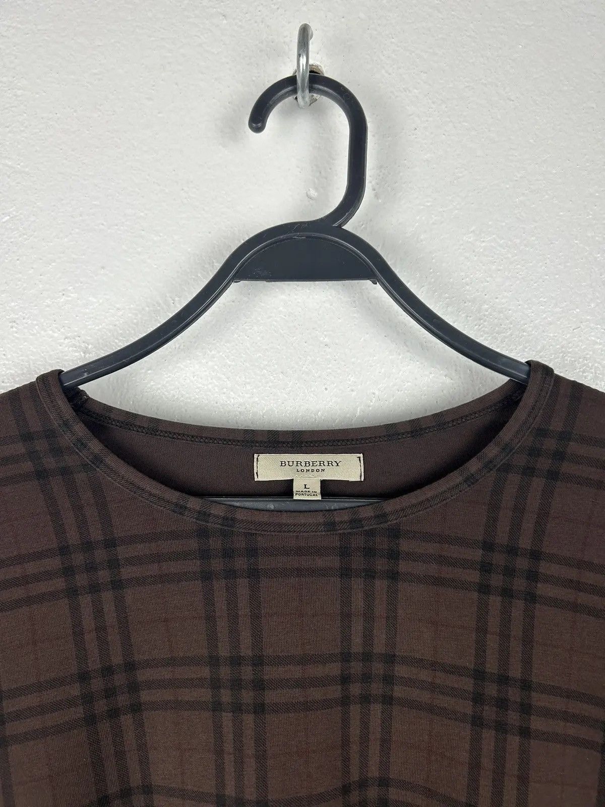Burberry Vintage Burberry London Allover Nova Check Long Sleeve Size L / US 10 / IT 46 - 2 Thumbnail