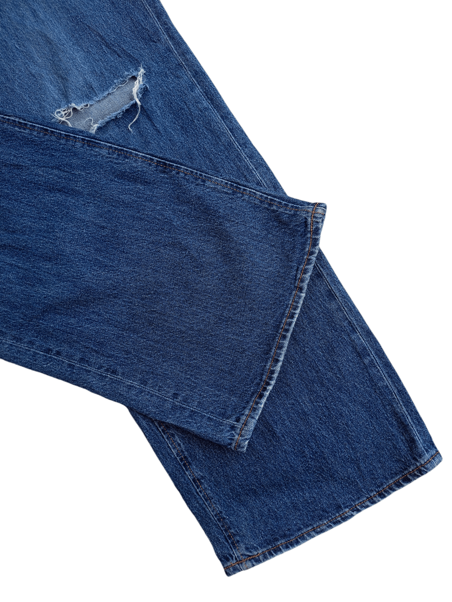 GU × Vintage GU Distressed Vintage Streetwear Denim Size US 27 - 17 Thumbnail