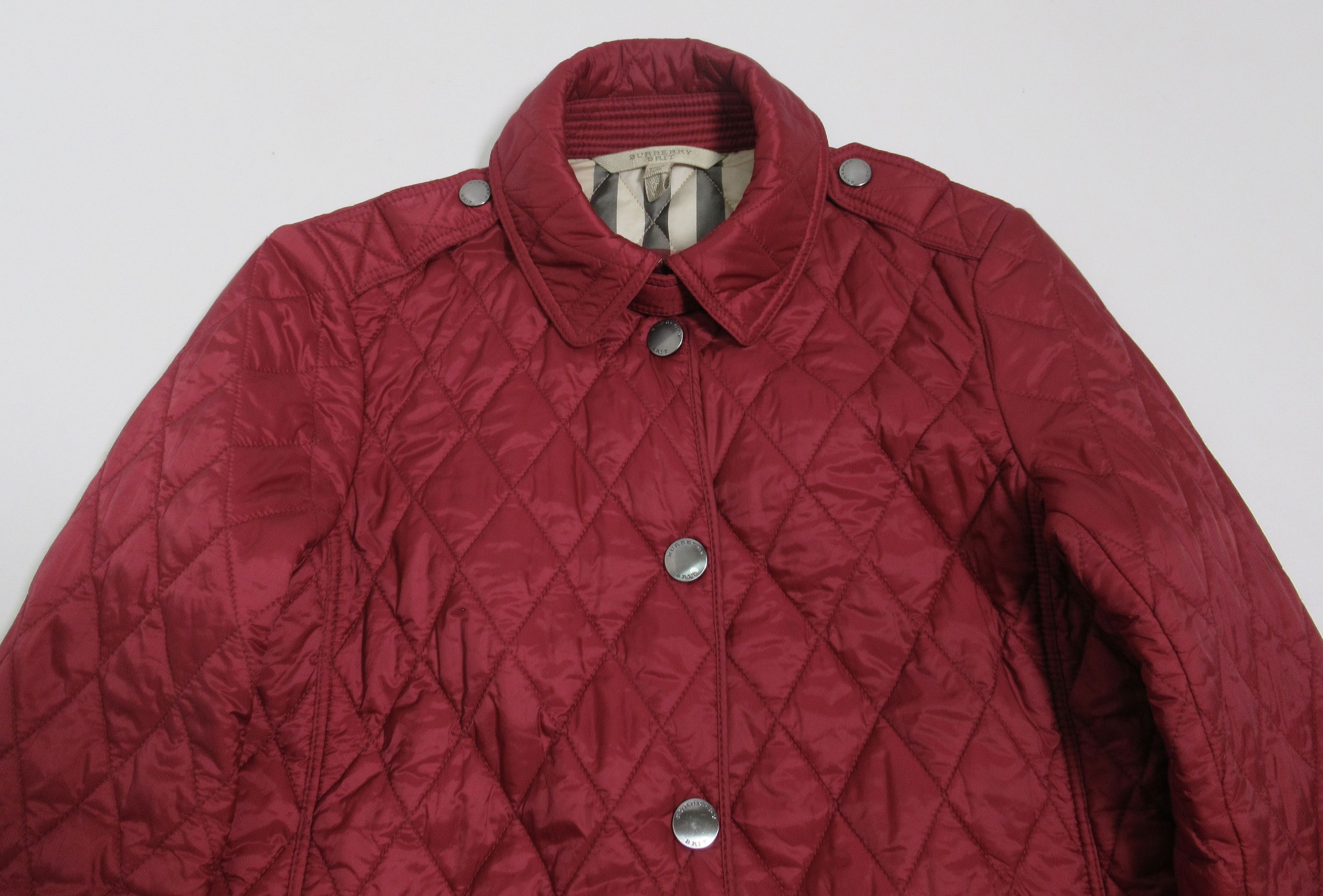 Burberry Brit Women's Kencott Quilted Jacket Red