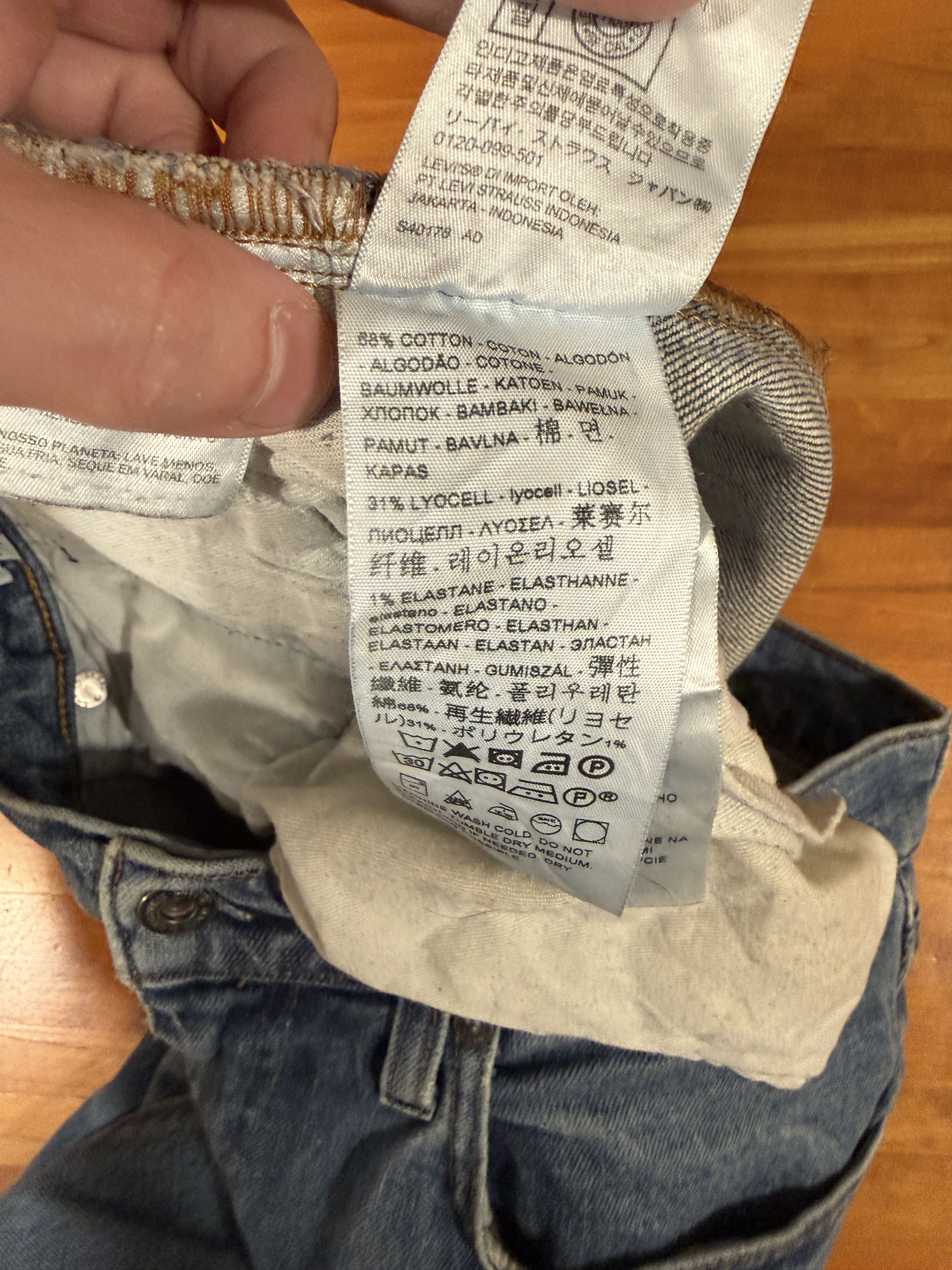 Levi's Made & Crafted Levi's Made and Crafted 502 Taper Stretch Denim Mid Wash Size US 31 - 7 Thumbnail