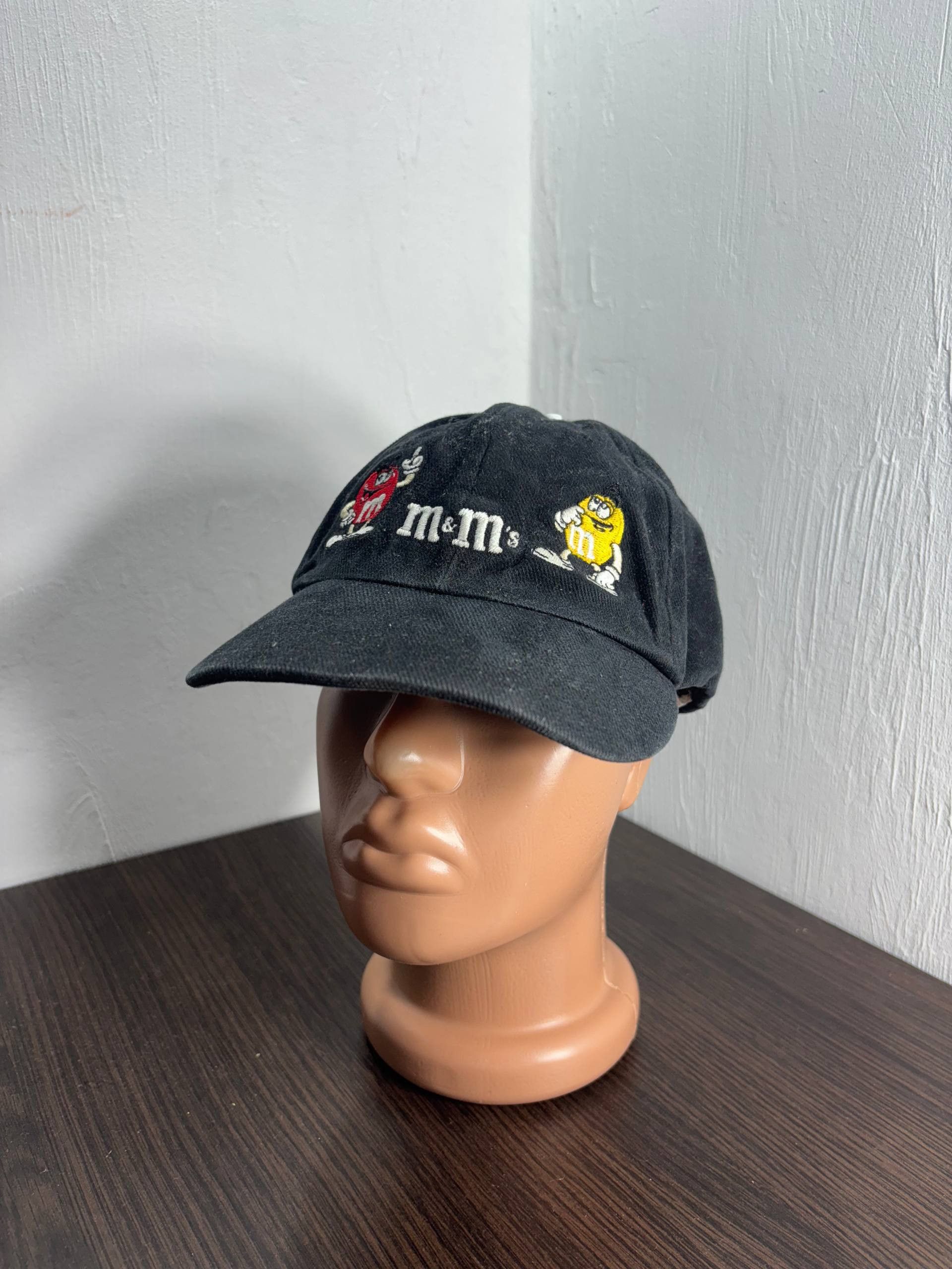 NASCAR Vintage M&M’s Nascar Racing Cap Hat Velvet Regular Sz Size ONE SIZE - 2 Thumbnail