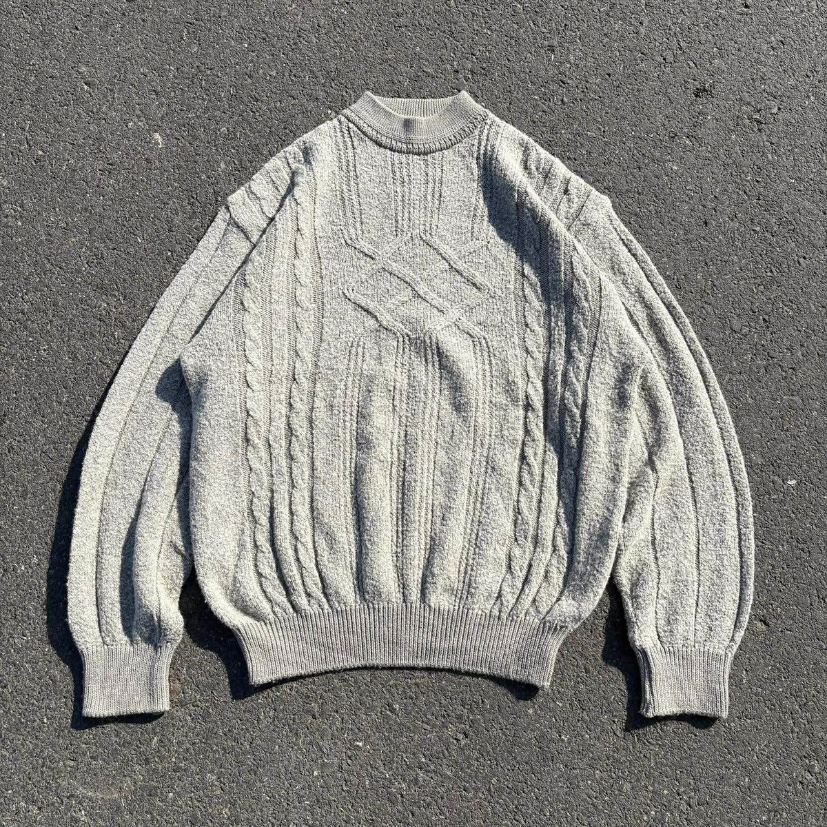 Vintage Arnold Palmer Cable Knit Sweater Size US L / EU 52-54 / 3 - 5 Thumbnail