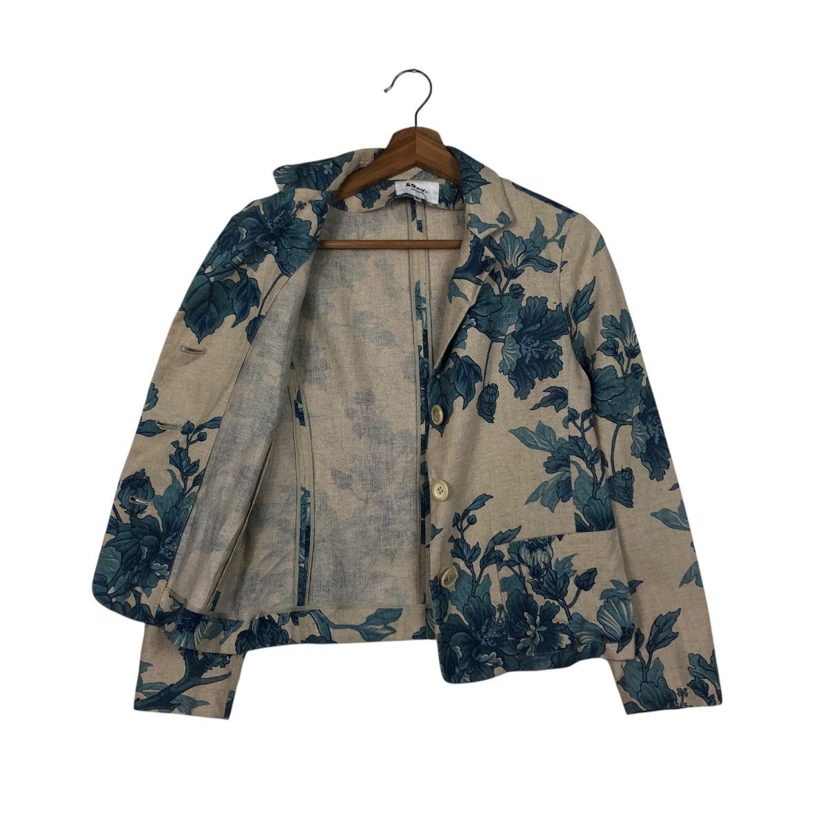 Japanese Brand × Junko Shimada 📌Cropped Biker Jacket 49 Av Junko Shimada Floral Design Size US M / EU 48-50 / 2 - 12 Thumbnail