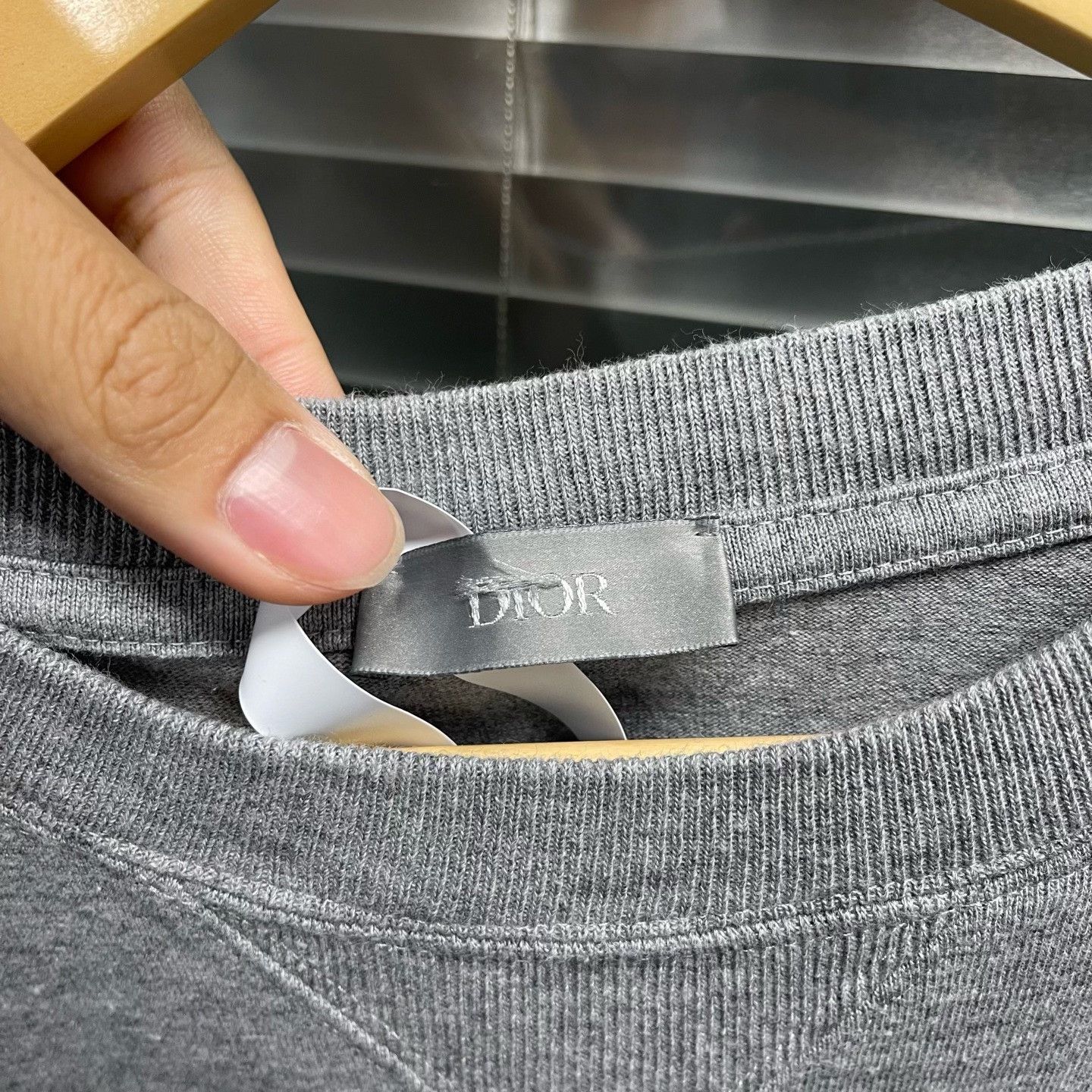 Dior Dior Grey Oversized Logo T-Shirt Size US XL / EU 56 / 4 - 3 Thumbnail
