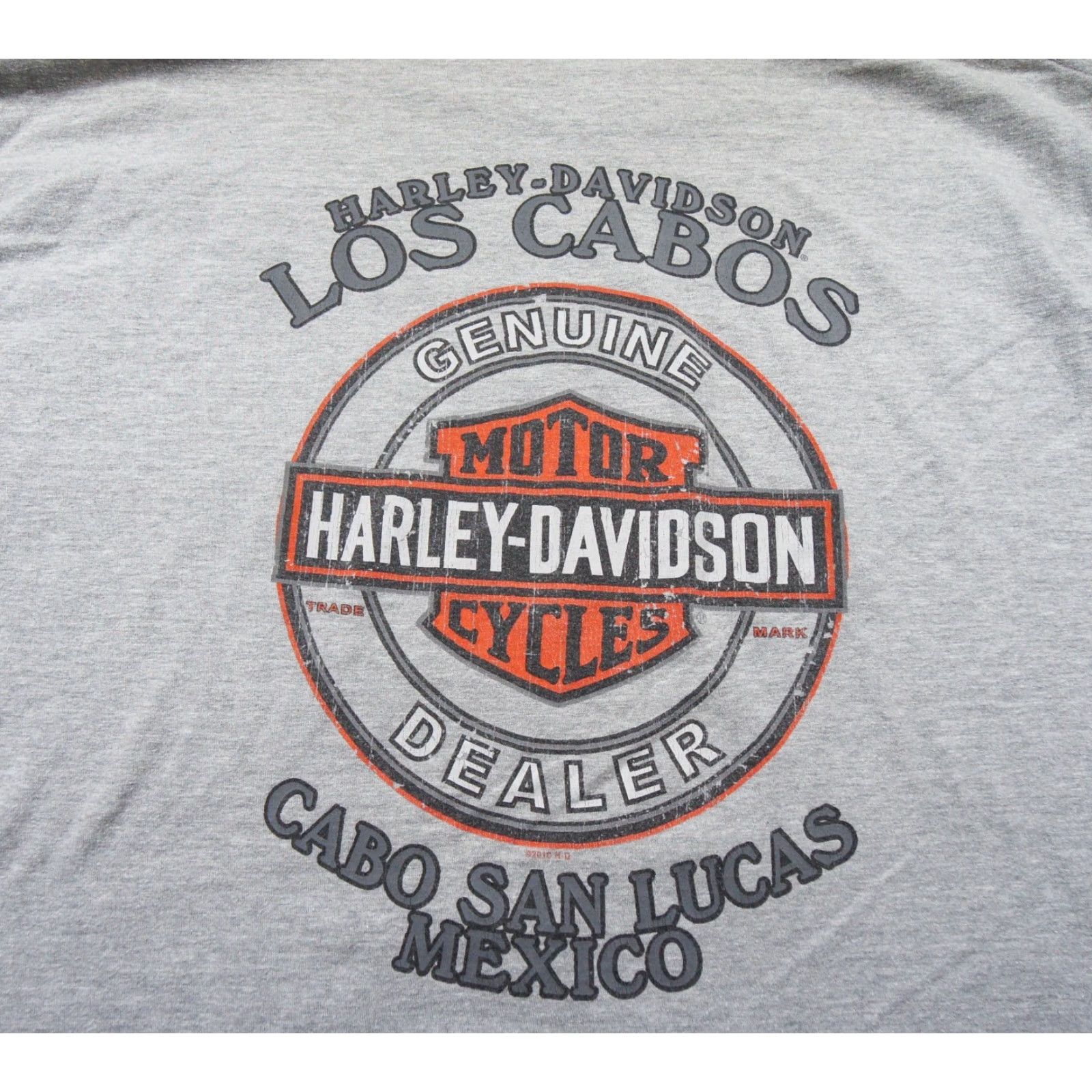 Harley Davidson Harley-Davidson Shirt Mens XL Gray Graphic Print Tee Motorcycle Biker Cabo San Lucas, US states, 90s not included Size US XL / EU 56 / 4 - 4 Thumbnail