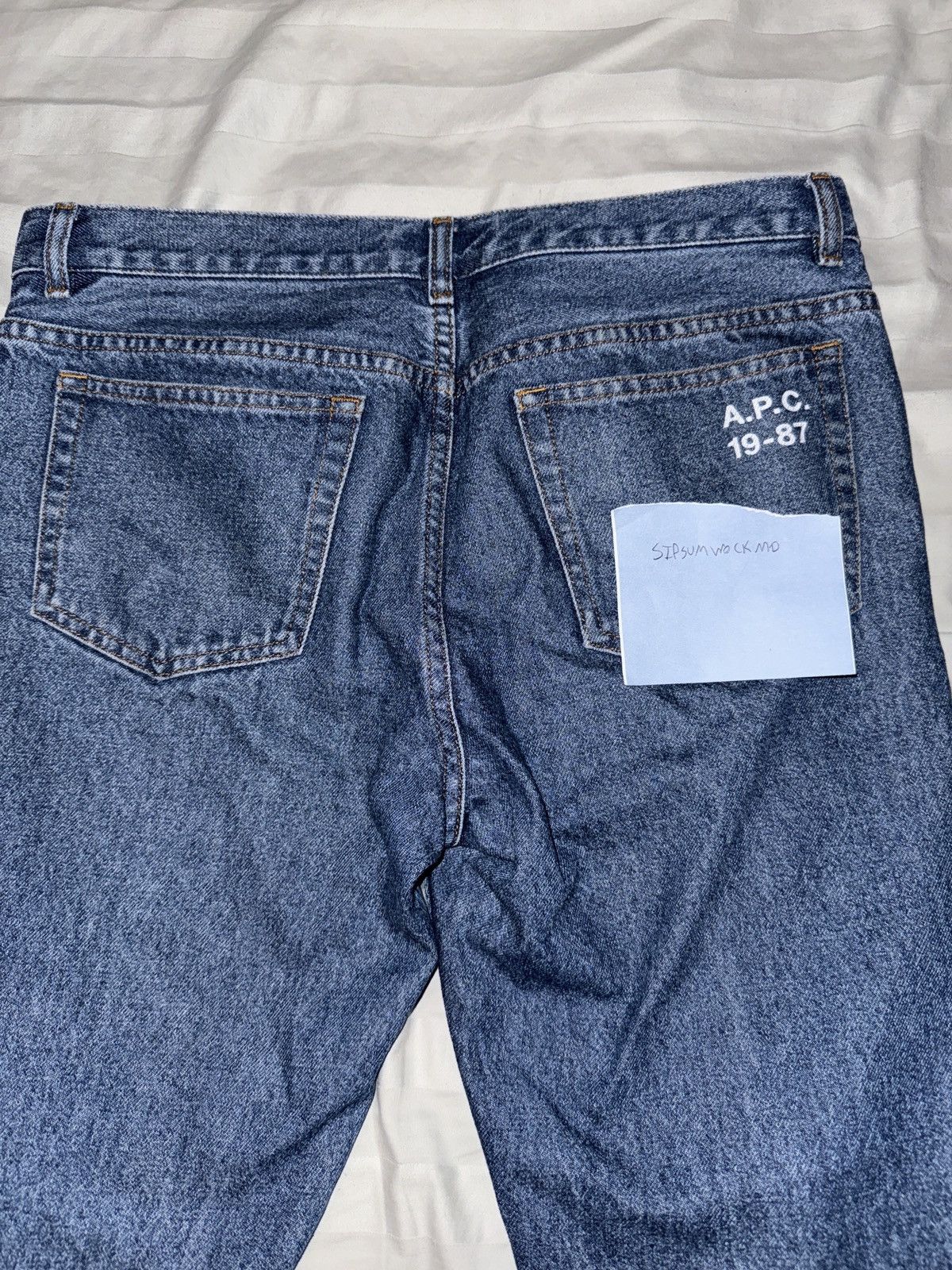 A.P.C. APC PETIT NEW STANDARD 100% COTTON DENIM Size US 30 / EU 46 - 2 Thumbnail