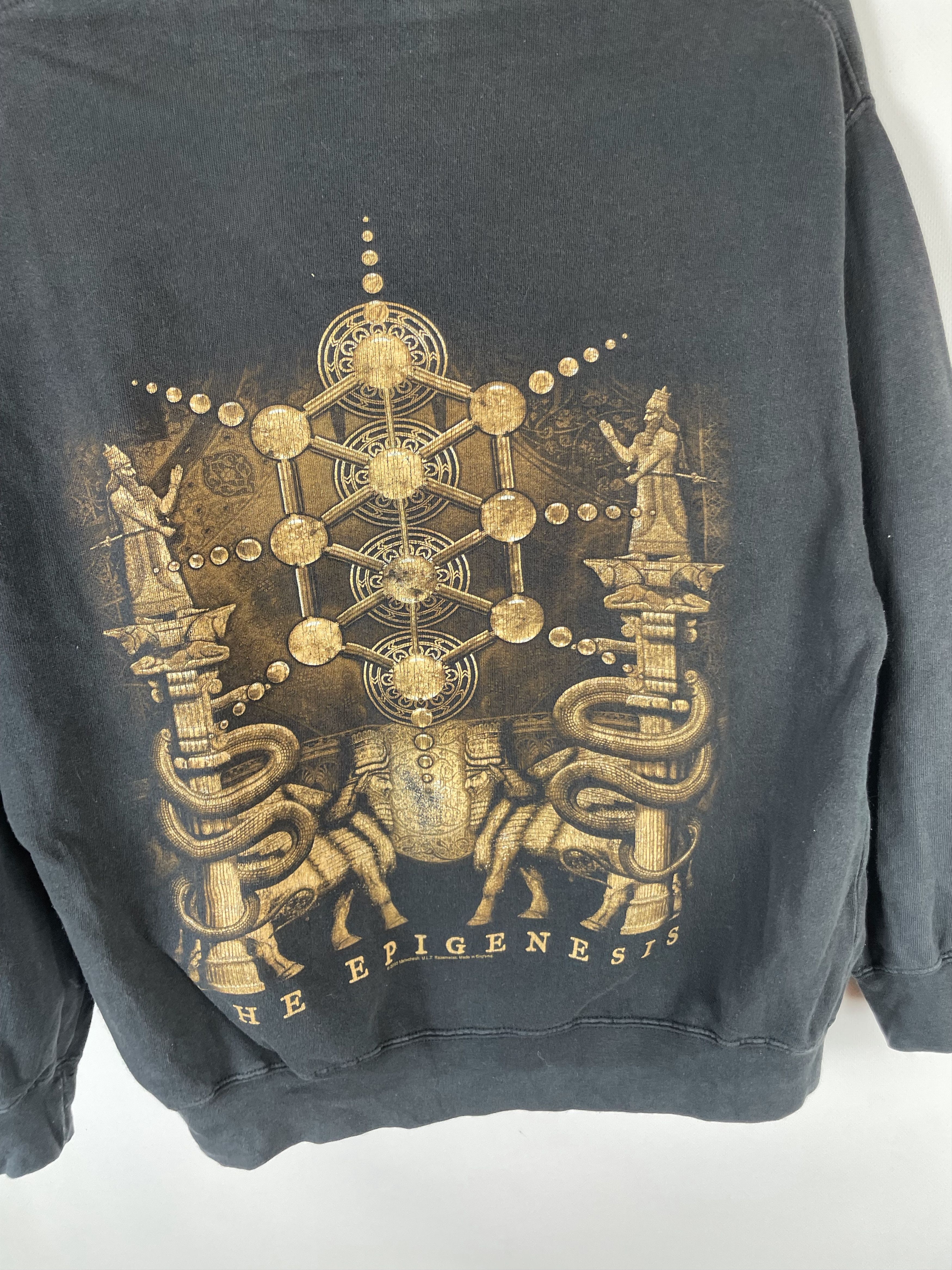 Band Tees Vintage 90s Blank Black Zip Hoodie Size US L / EU 52-54 / 3 - 7 Thumbnail