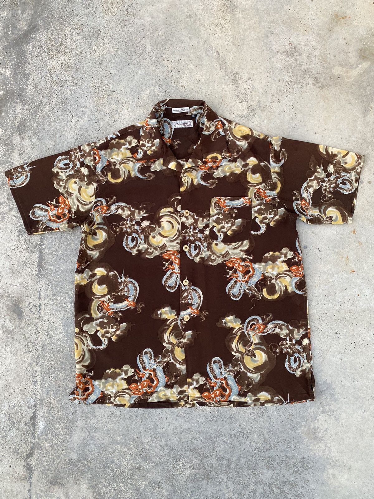 Sun Surf Vintage Rayon Dragon Sun Surf Styled Hawaiian Shirts Size US L / EU 52-54 / 3 - 1 Thumbnail