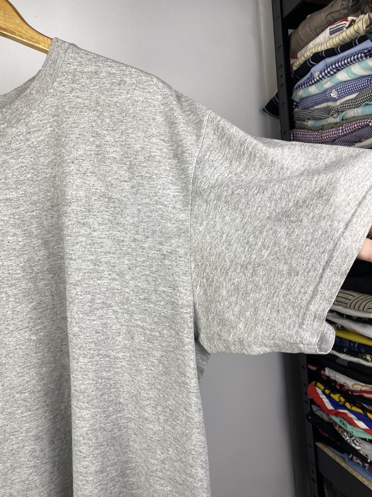 Nike × Vintage Vintage 90s Nike Team Basic Blank Logo Swoosh T-Shirt y2k Size US L / EU 52-54 / 3 - 4 Thumbnail