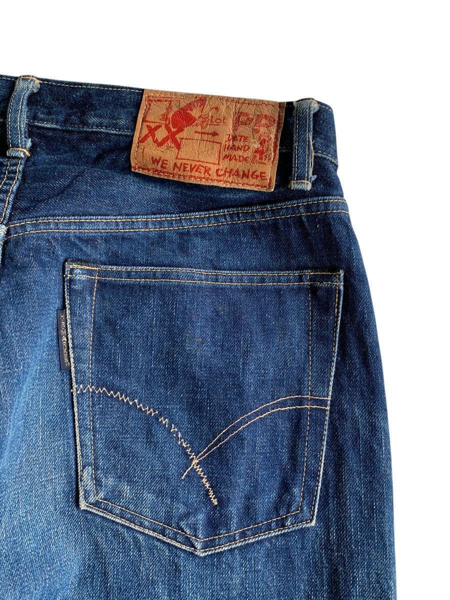Kapital VINTAGE HOLLYWOOD RANCH MARKET SELVEDGE DISTRESSED DENIM Size US 32 / EU 48 - 13 Thumbnail