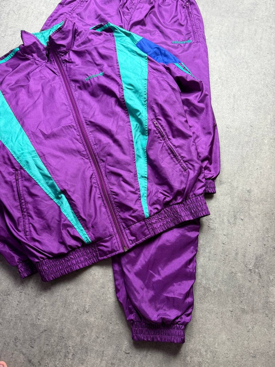 Adidas RARE!!! Adidas 90’s vintage sport track suit sweatshirt+pant Size US M / EU 48-50 / 2 - 2 Thumbnail