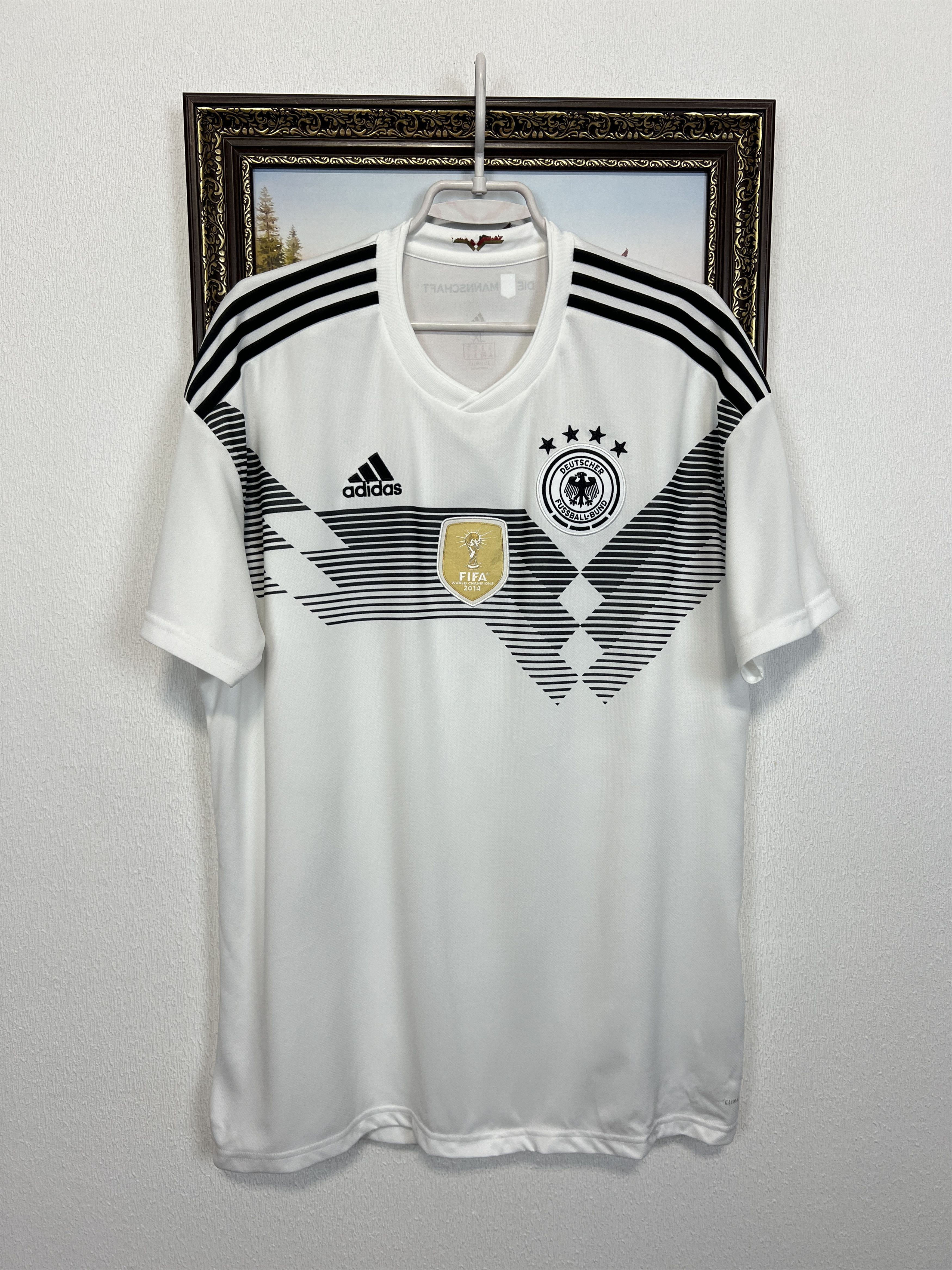 Adidas Germany Home football shirt 2018 Soccer Jersey Adidas Trikot Size US XL / EU 56 / 4 - 1 Thumbnail