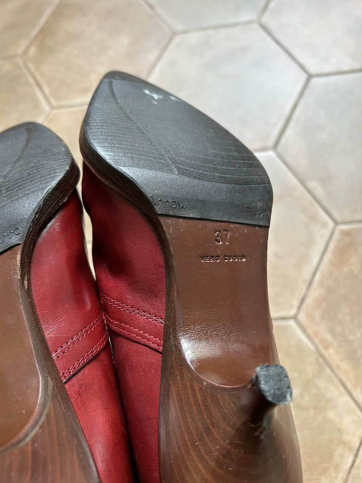 Miu Miu Miu Miu y2k Vintage Heels leather Size US 7 / IT 37 - 8 Thumbnail