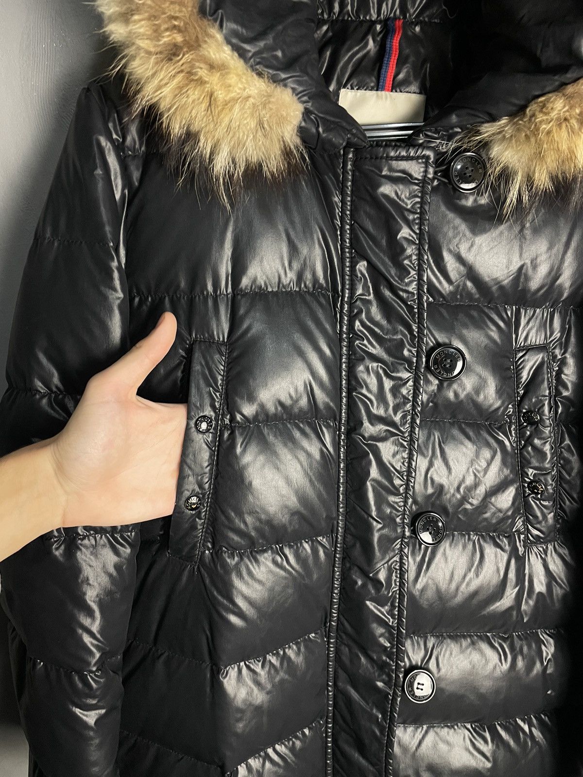 Moncler Moncler womens Parka Down Jacket Real Fur Puffer Size M / US 6-8 / IT 42-44 - 5 Thumbnail