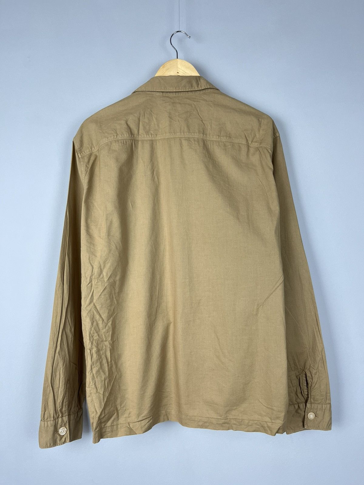 Allsaints Allsaints Streetwear Garment Dyed Designer Shirt Size US XL / EU 56 / 4 - 7 Thumbnail