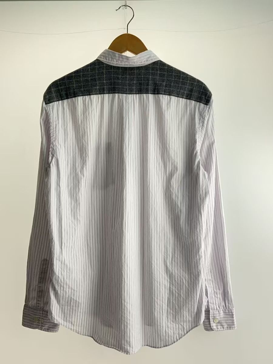 Comme des Garcons × Comme des Garcons Homme Deux Patch Striped Button Shirt Size US L / EU 52-54 / 3 - 2 Thumbnail