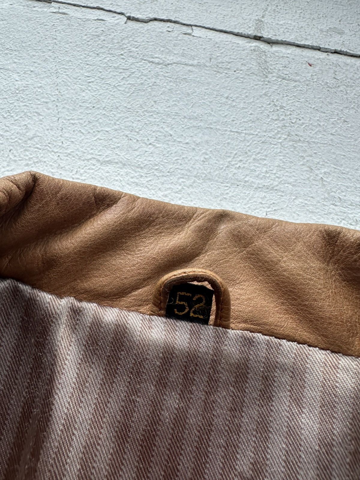 Vintage VNTG🚨 LEATHER JACKET CROPPED AVANT GARDE Y2K MOTO COWBOY Size US L / EU 52-54 / 3 - 6 Thumbnail