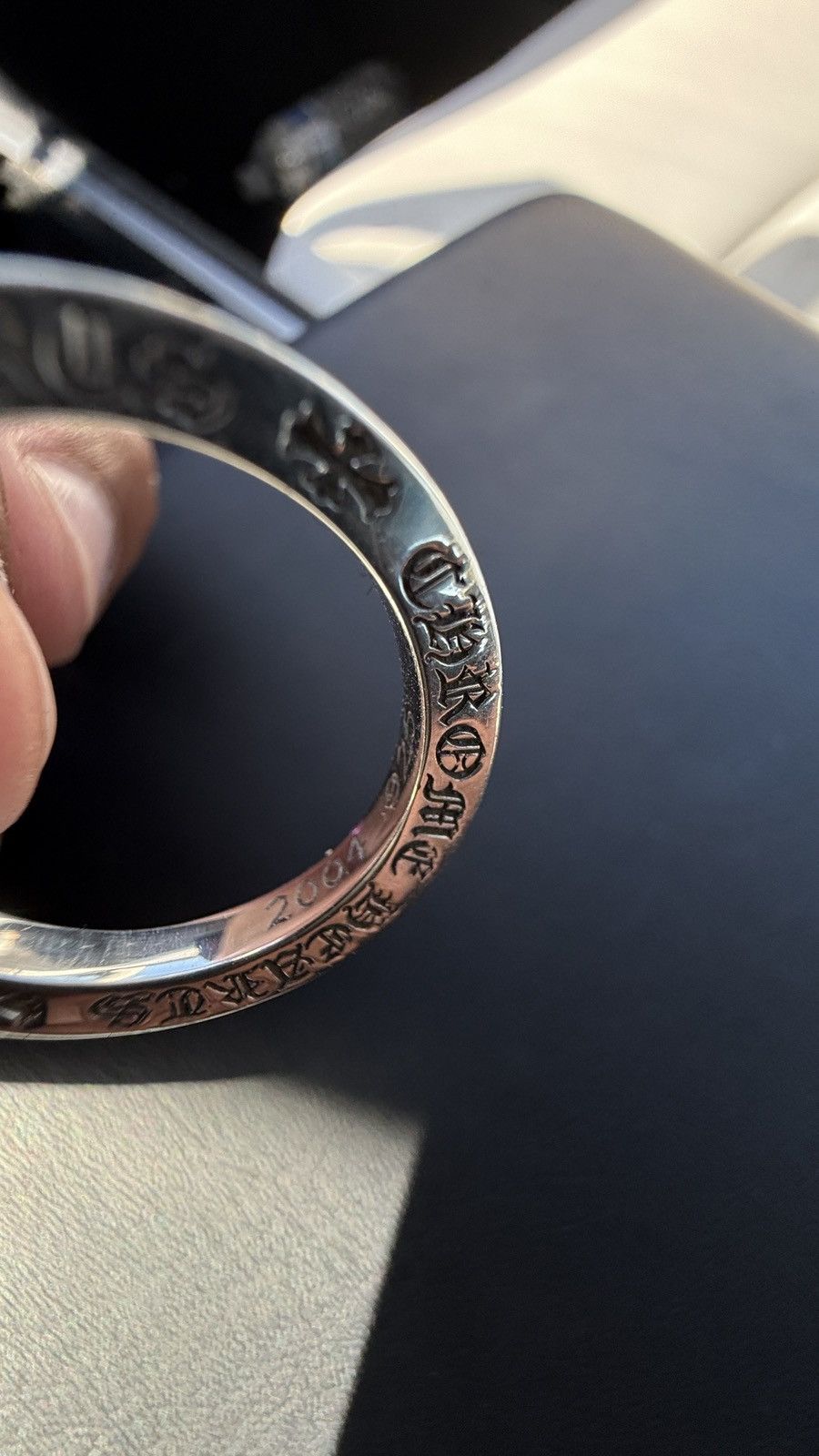 Chrome Hearts Chrome Hearts Las Vegas Spacer Ring - 7.5mm Size ONE SIZE - 11 Thumbnail