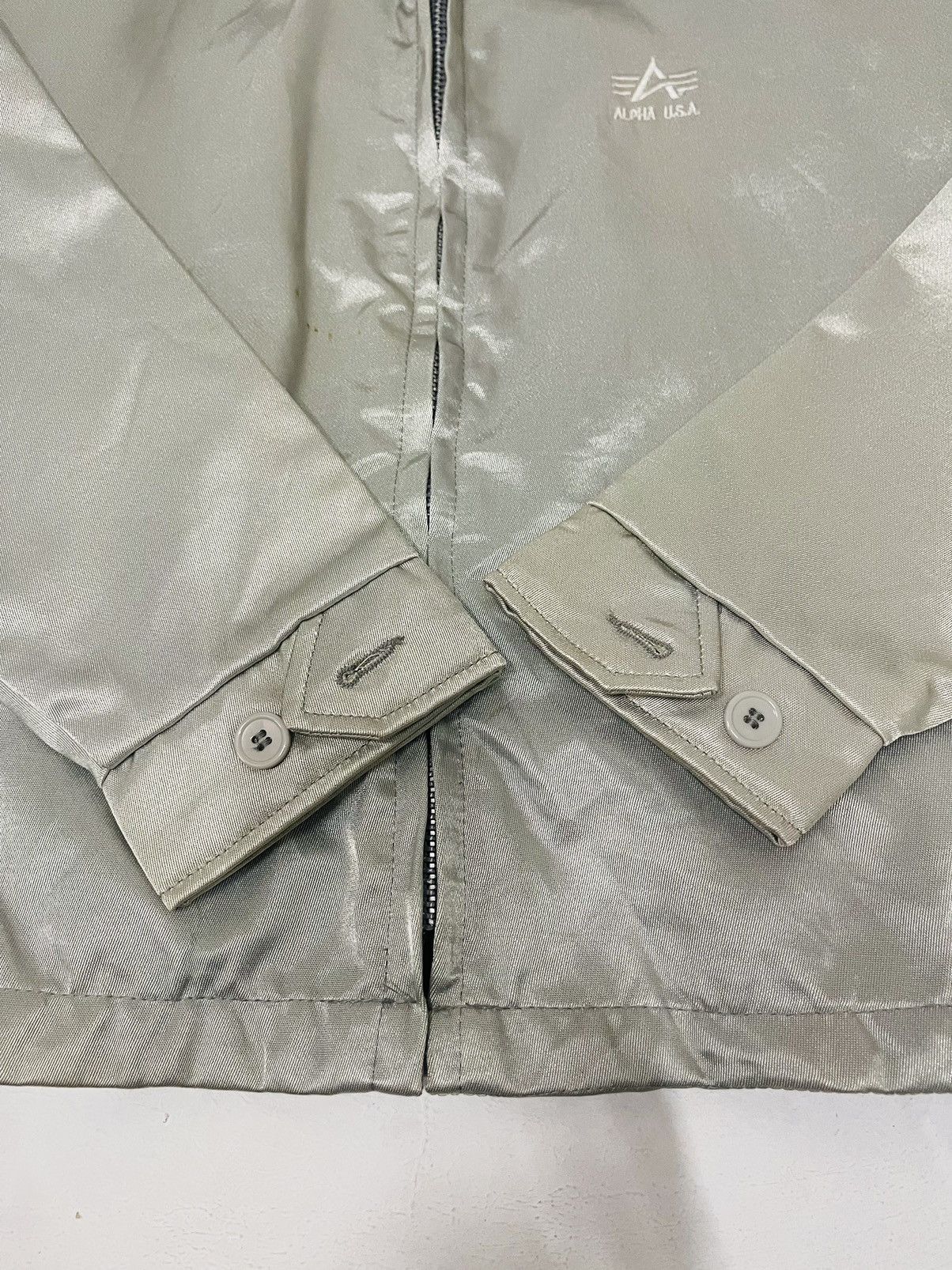 Alpha Industries × Vintage Alpha Industries Vintage Zipper Light Jacket Size US L / EU 52-54 / 3 - 11 Thumbnail