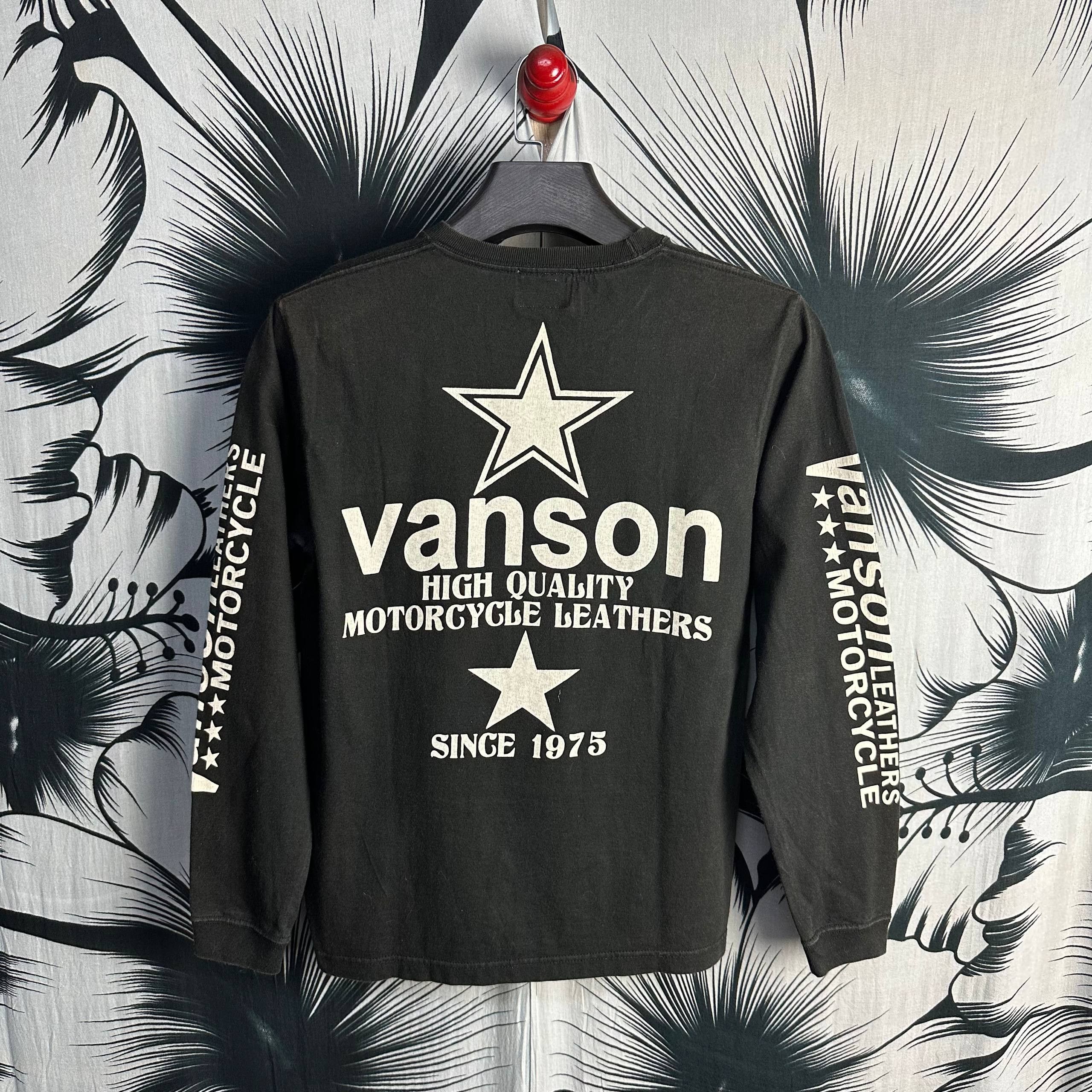 Vintage Vanson Leather Long Sleeve Shirt