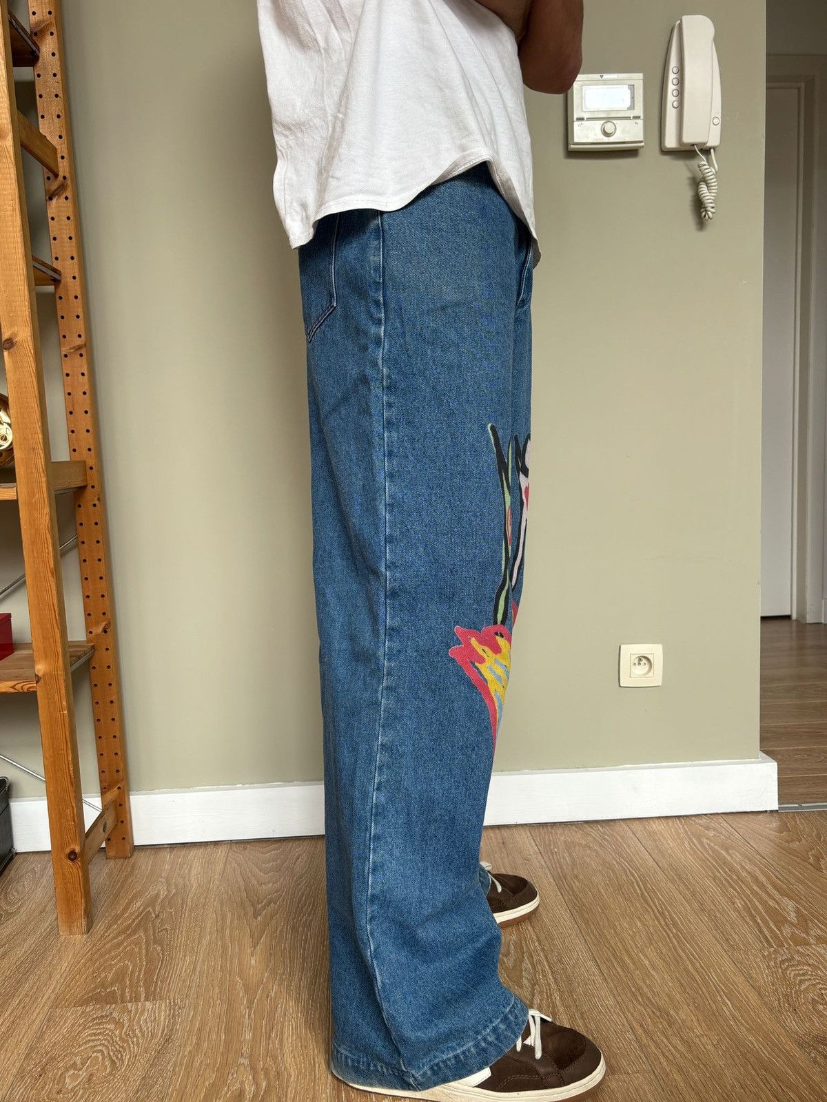Other Jeans « Brûlons à deux» Encré Size US 44 / EU 60 - 3 Thumbnail