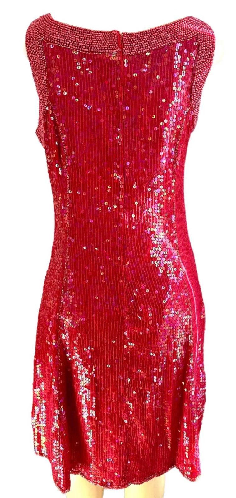Other Sequin Dress Red size 12 Size XL / US 12-14 / IT 48-50 - 2 Thumbnail