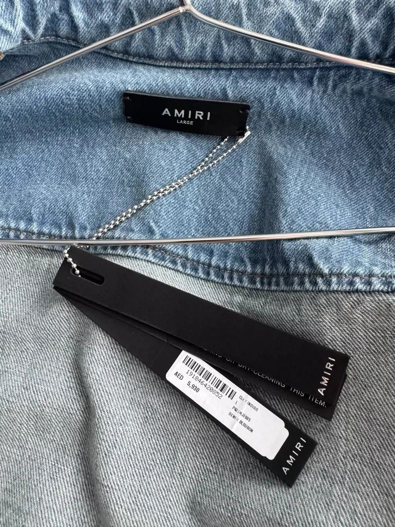 Amiri AMIRI Denim Jacket Size L from Dubai-2506 Size US L / EU 52-54 / 3 - 5 Thumbnail