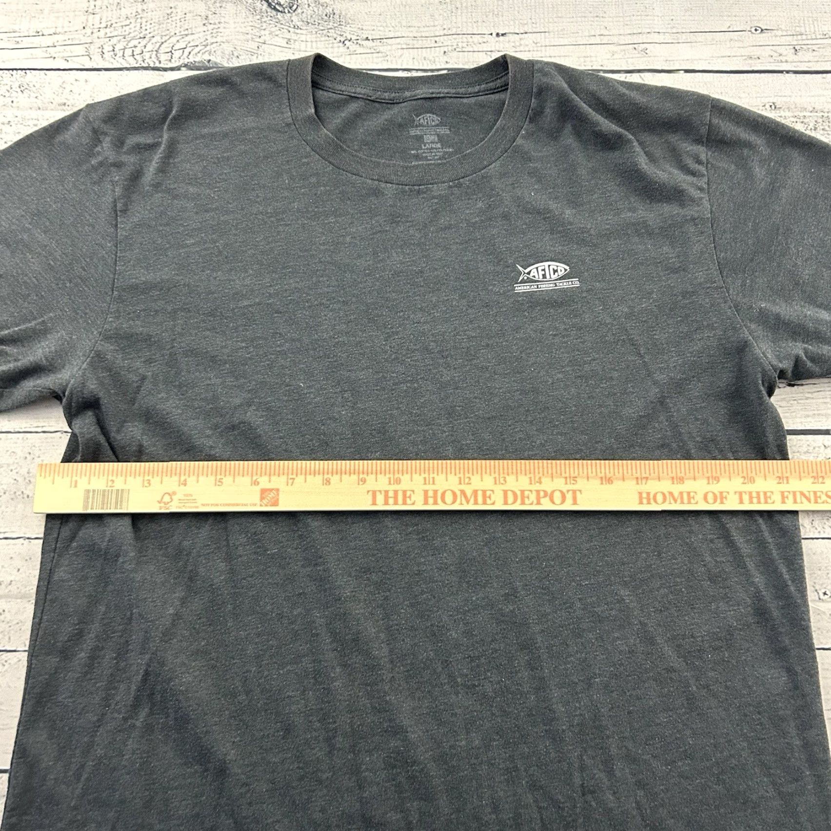 Vintage AFTCO War On Carp Save Our Waters Short Sleeve T Shirt Men's Large Gray Size US L / EU 52-54 / 3 - 5 Thumbnail