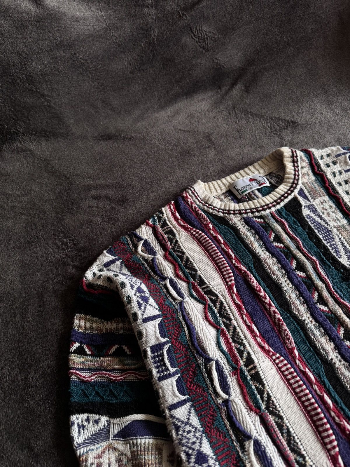 Florence Tricot × Vintage Vintage Florence Tricot Coogi style sweater pleated y2k Size US XL / EU 56 / 4 - 2 Thumbnail
