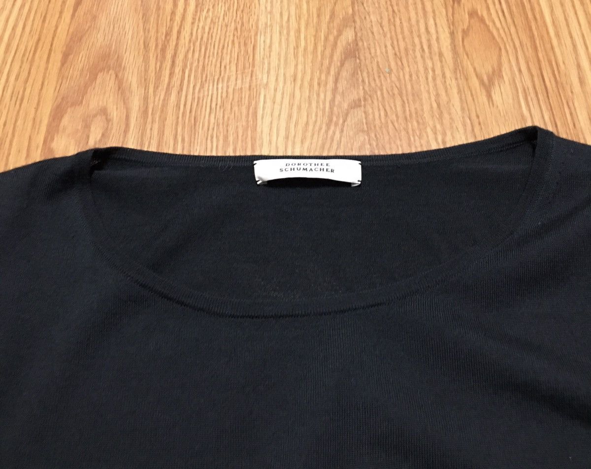 DOROTHEE SCHUMACHER Dorothee Schumacher Wool Silk Scoop Neck Sweater Size 3 / M Size M / US 6-8 / IT 42-44 - 6 Thumbnail