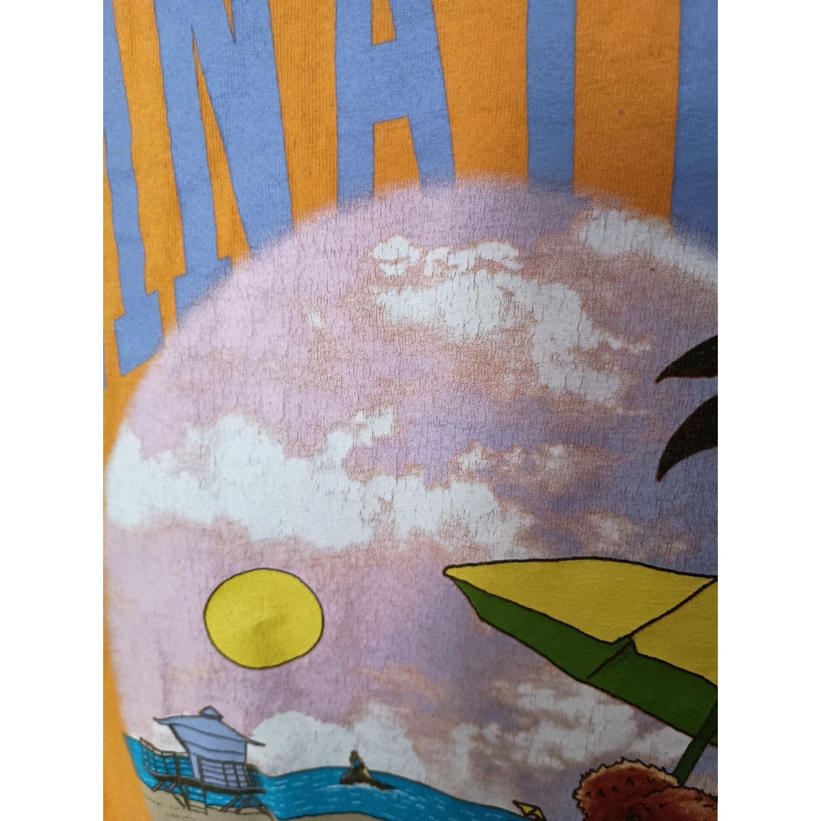 Vintage Chinatown Market T-Shirt Mens S Yellow Lounging Teddy Bear Beach Shirt Hype Streetwear Size US S / EU 44-46 / 1 - 3 Thumbnail