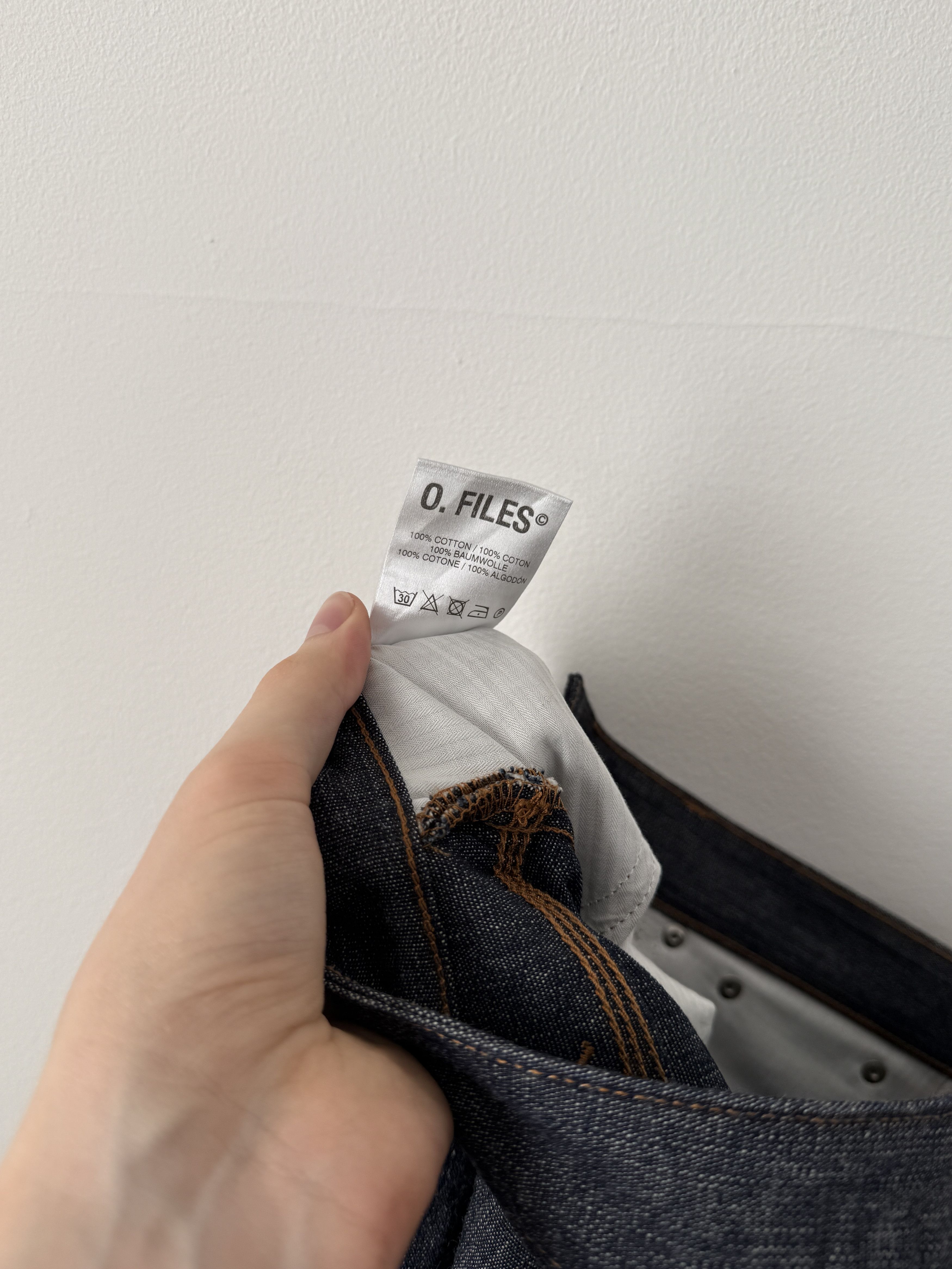 Ojardorf O. FILES Italian Raw Denim Jeans Size US 31 - 18 Thumbnail