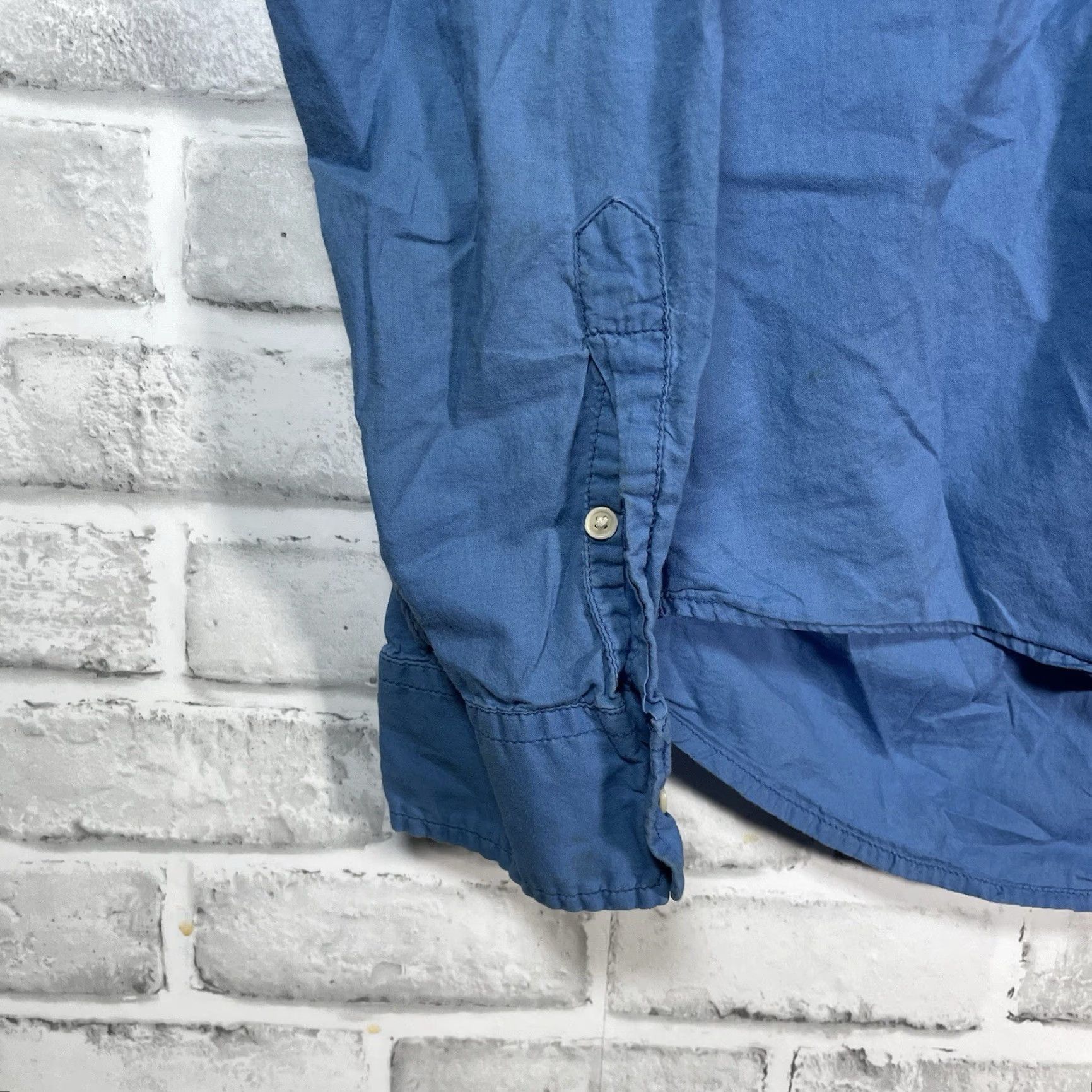 Lucky Brand Lucky Brand Shirt Men XL Blue Surf California Long Sleeve Button-Up Size US XL / EU 56 / 4 - 3 Thumbnail