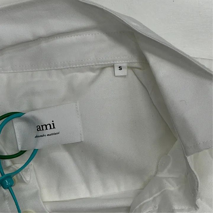 AMI AMIPARIS Red Heart Casual Long Sleeve Shirt -2507 Size US S / EU 44-46 / 1 - 5 Thumbnail
