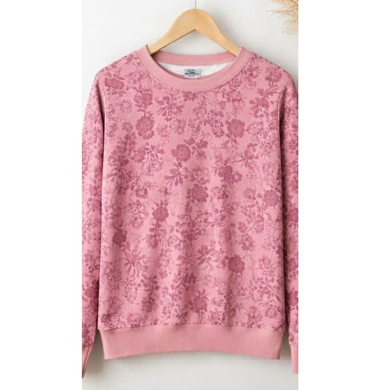 Other Hastings & Smith Sweatshirt Floral Crewneck Pullover Pink XL Size XL / US 12-14 / IT 48-50 - 13 Thumbnail