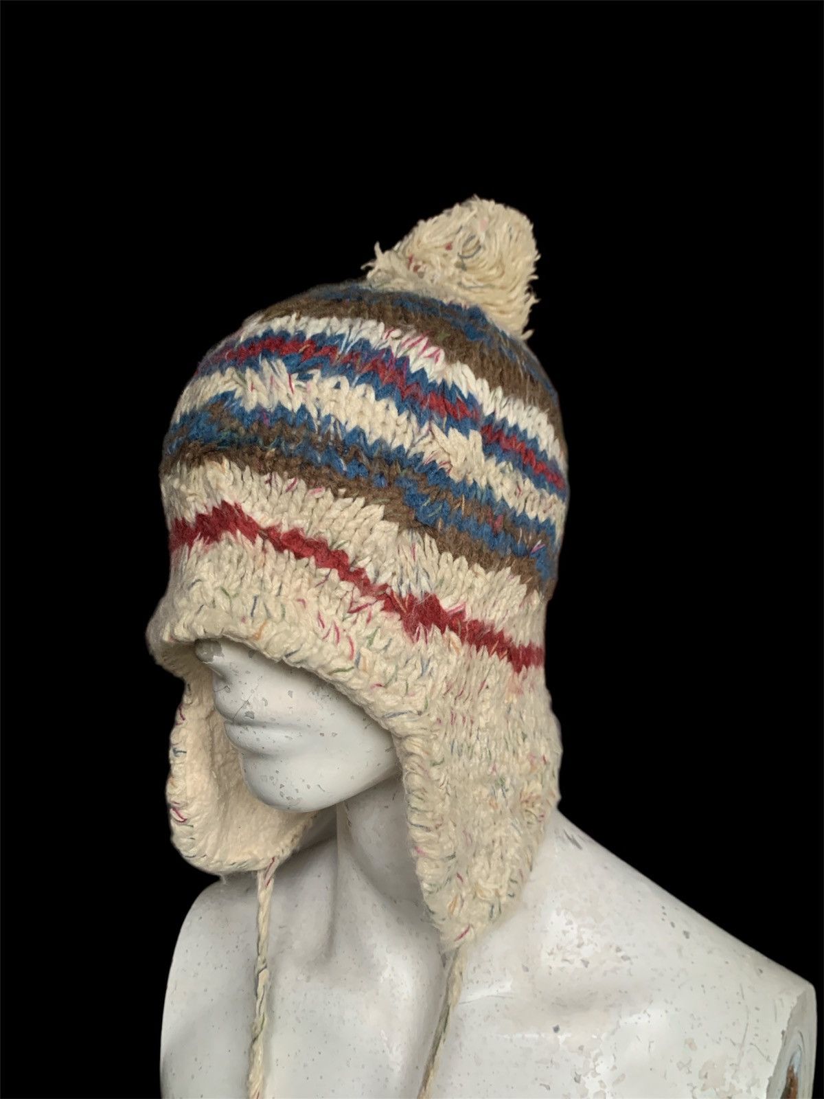 Handmade Handmade Crochet Knitted Beanie From Japan Size ONE SIZE - 3 Thumbnail
