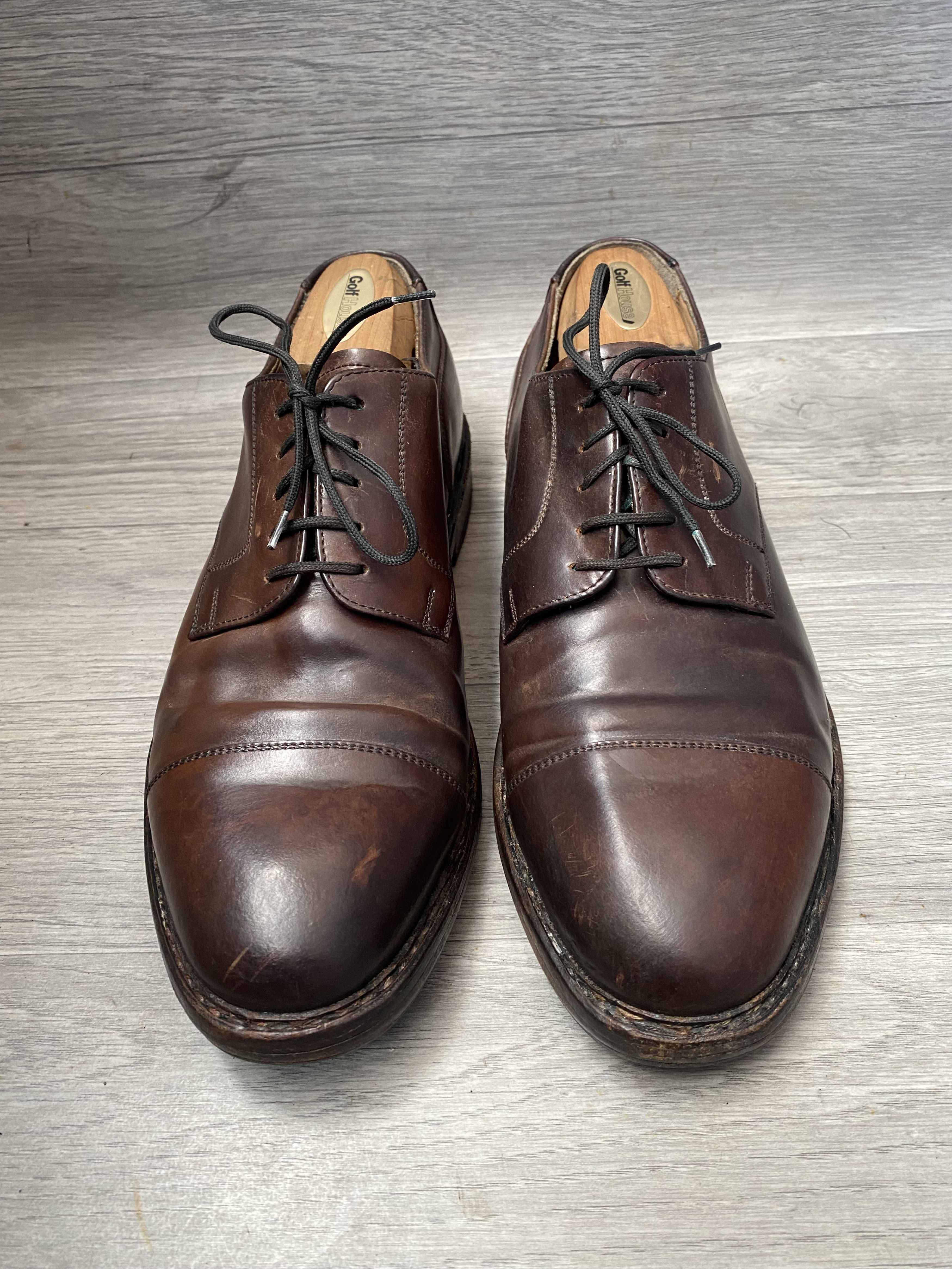 Heinrich Dinkelacker Heinrich dinkelacker shell cordovan oxford cap toe shoes Size US 9 / EU 42 - 2 Thumbnail