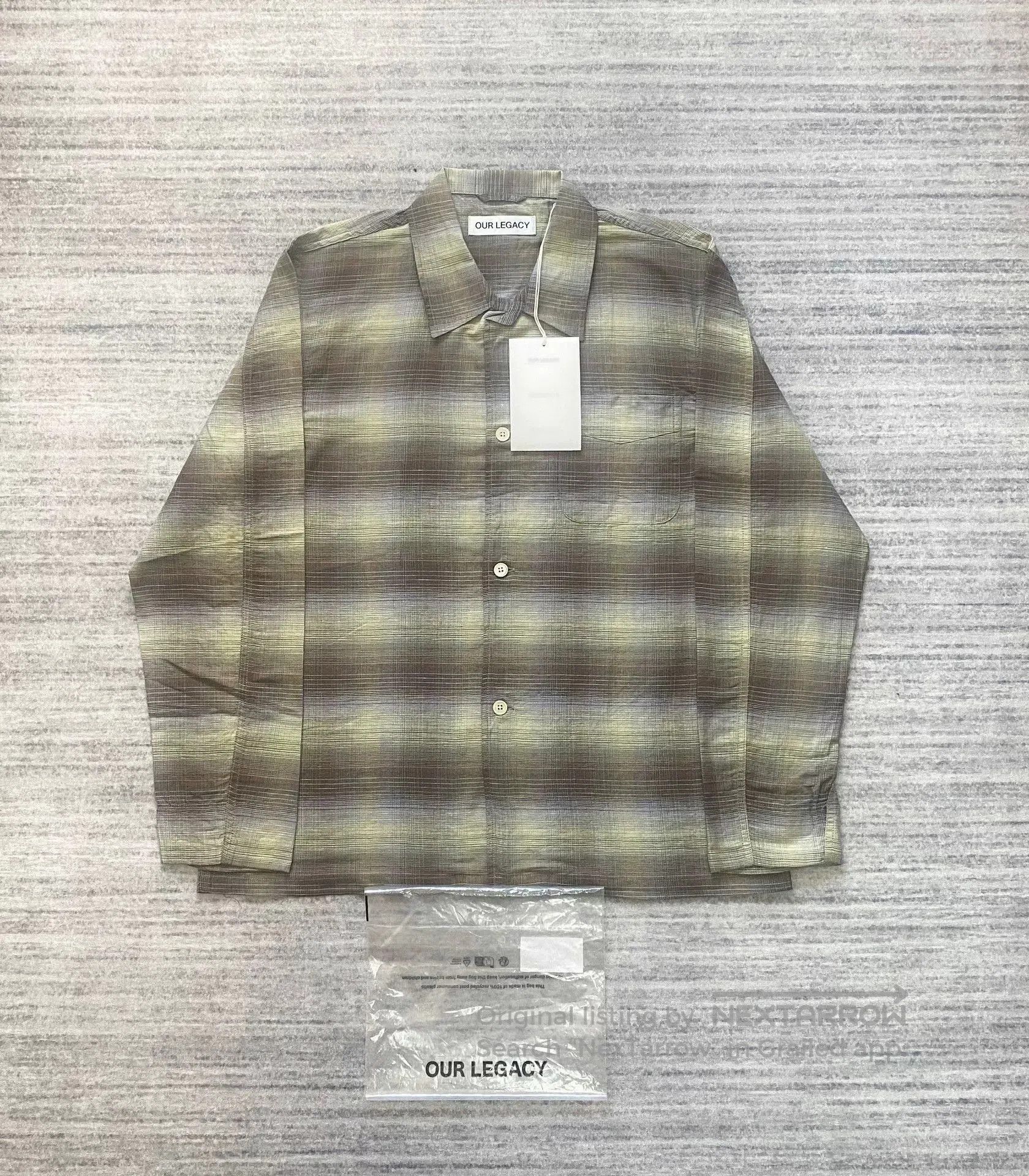 Our Legacy Our Legacy Murky Static Checkered Shirt. Size US M / EU 48-50 / 2 - 2 Thumbnail