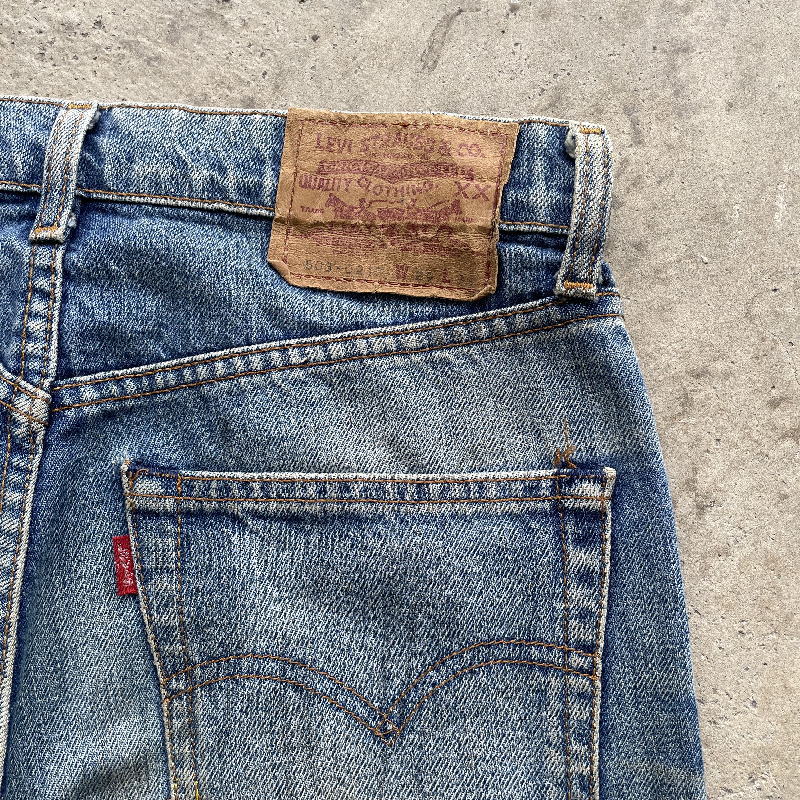 Levi's Vintage Clothing VINTAGE LEVI’S 503 DENIM FADED RUSTY JEANS PANTS W28 Size US 28 / EU 44 - 8 Thumbnail
