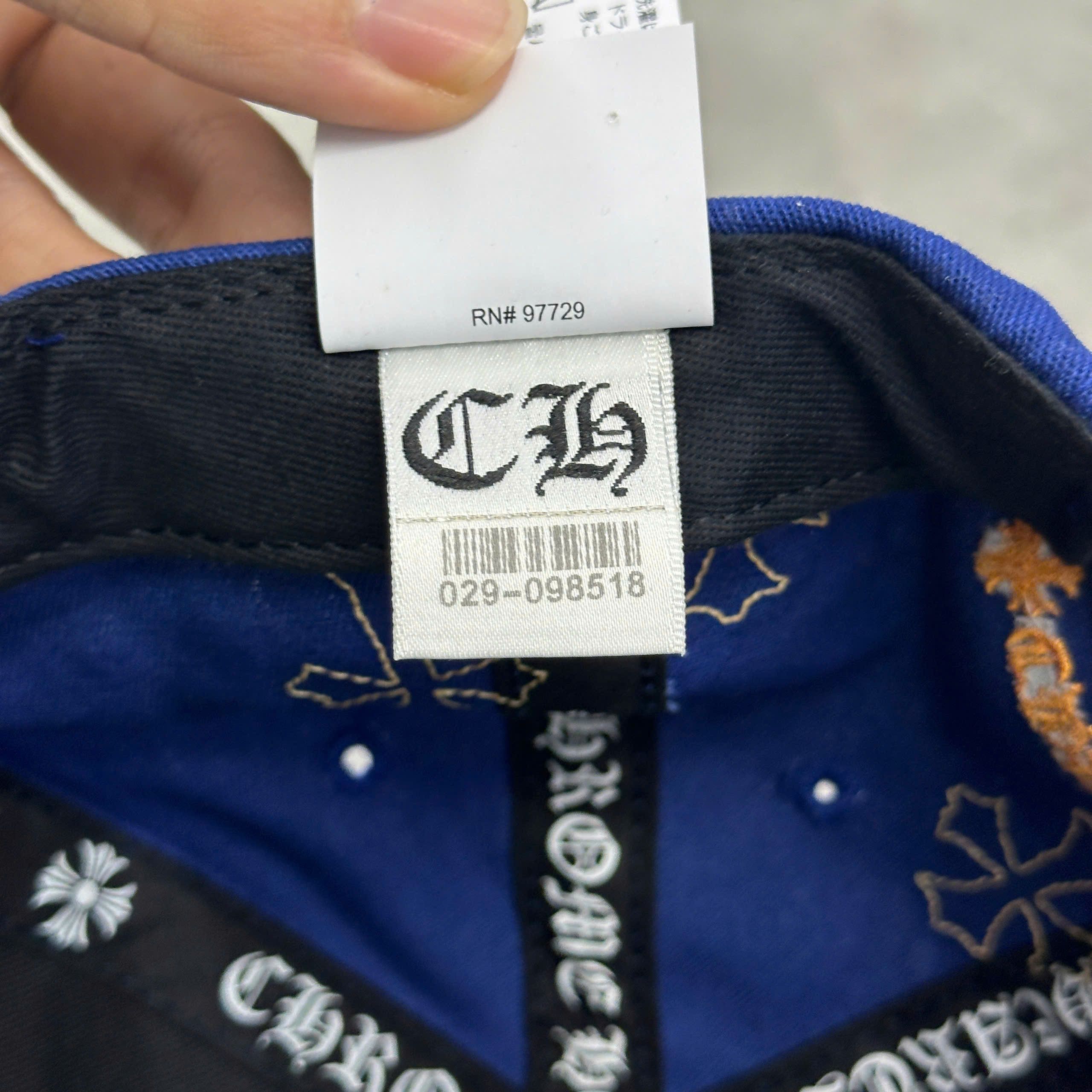 Chrome Hearts CHROME HEARTS Baseball Cap Cotton BLUE/ORANGE Size ONE SIZE - 7 Thumbnail