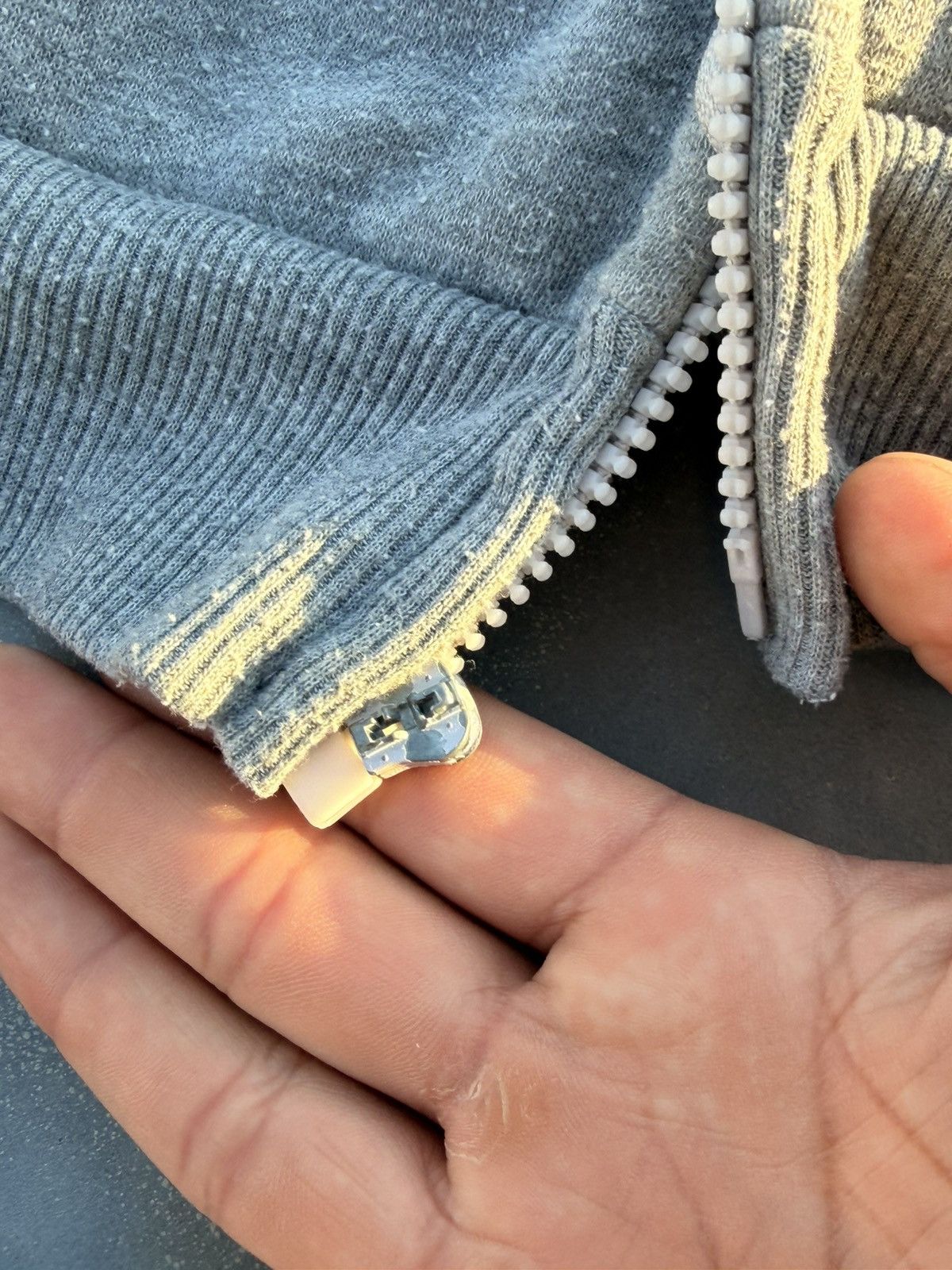 Other Thrifted Zip Up Jacket – Gray – Size M – Vintage Size US M / EU 48-50 / 2 - 6 Thumbnail