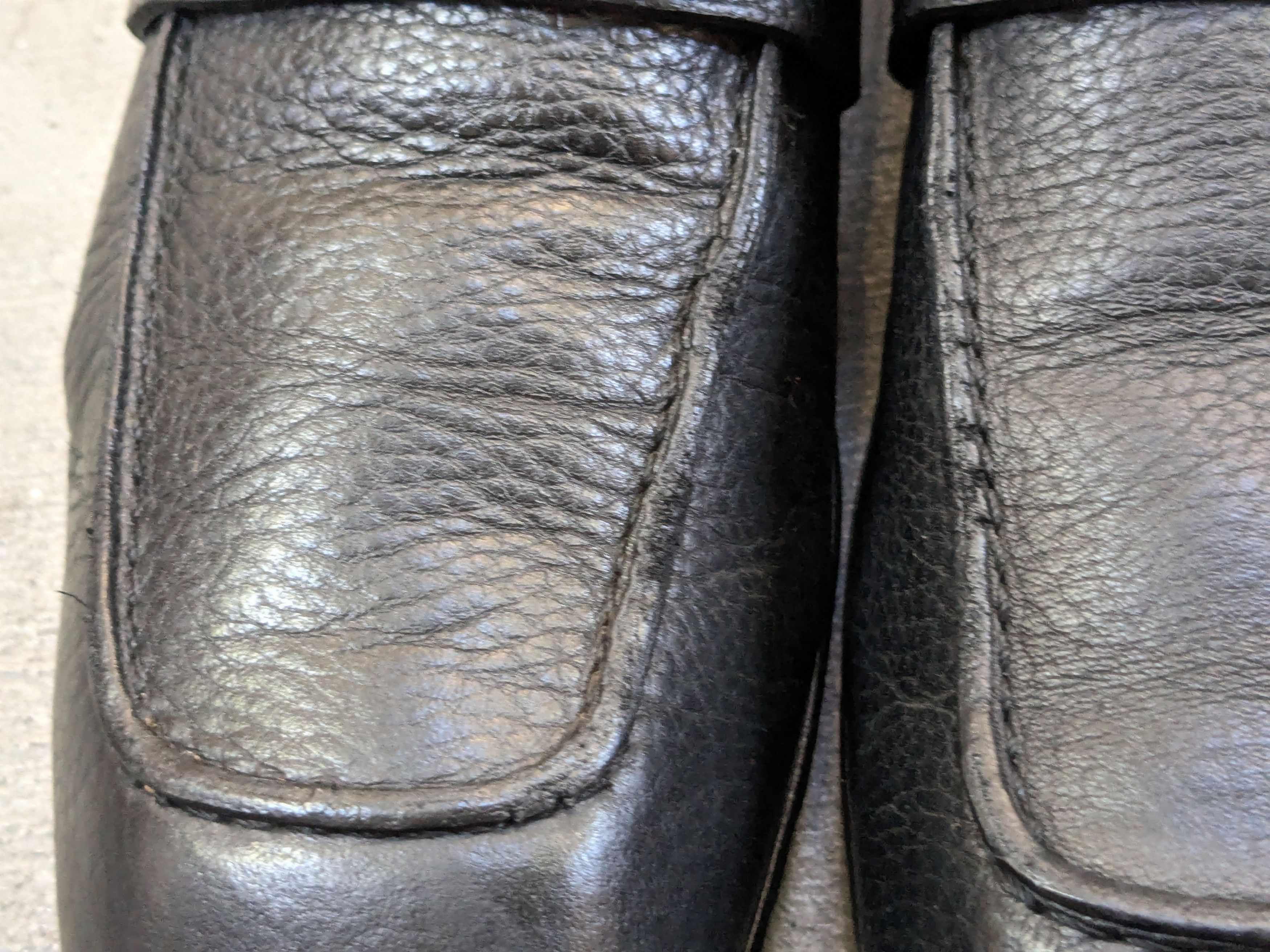 Gucci × Vintage Gucci Horsebit Loafers Black 10 Slip Ons Snaffle Leather Size US 10 / EU 43 - 2 Thumbnail