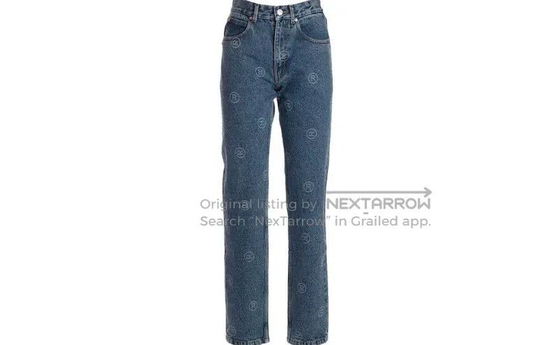 Martine Rose Martine Rose Size s FW22 logo printed jeans Size US 28 / EU 44 - 1 Thumbnail
