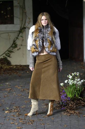 Dolce & Gabbana F/W 2001 RUNWAY FOX FUR JACKET Size M / US 6-8 / IT 42-44 - 2 Thumbnail