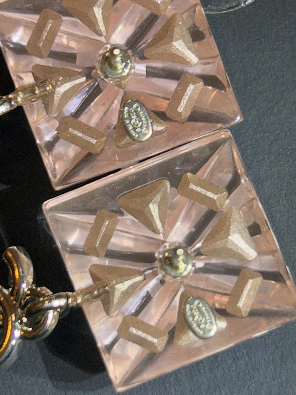 Chanel Chanel Resin Square Logo Earrings Size ONE SIZE - 7 Thumbnail