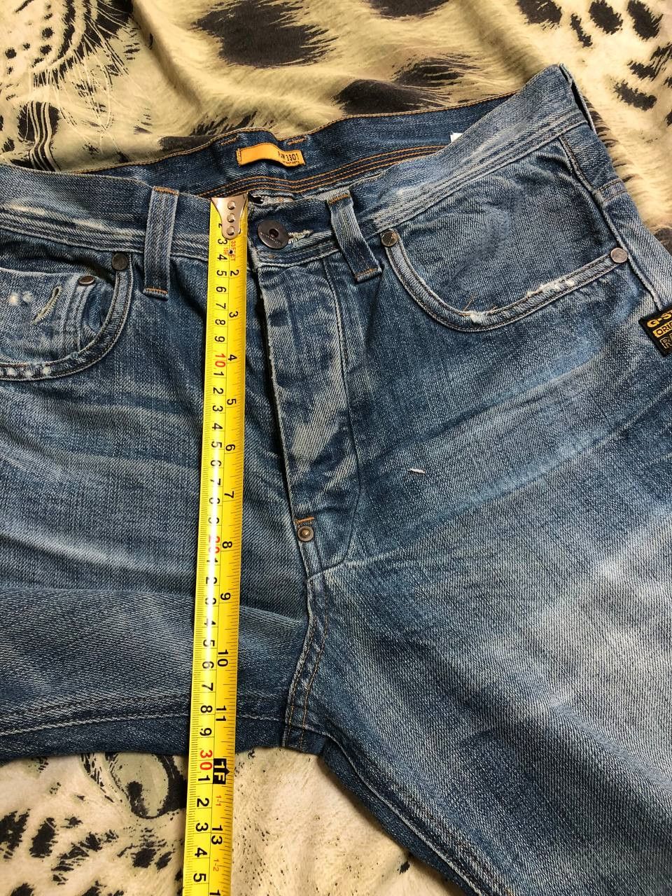 G-Star Vintage distressed jeans Y2K G-Star Raw logo streetwear Size US 30 / EU 46 - 16 Thumbnail