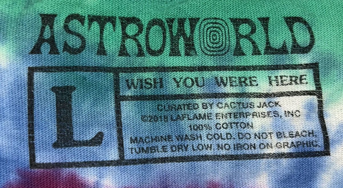 Travis Scott Astroworld T Shirt Size US L / EU 52-54 / 3 - 3 Thumbnail