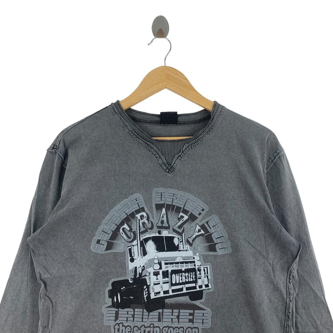 Vintage DOLCE GABBANA D&G Driver You Crazy Henley Tee Shirt Top Size L / US 10 / IT 46 - 2 Thumbnail