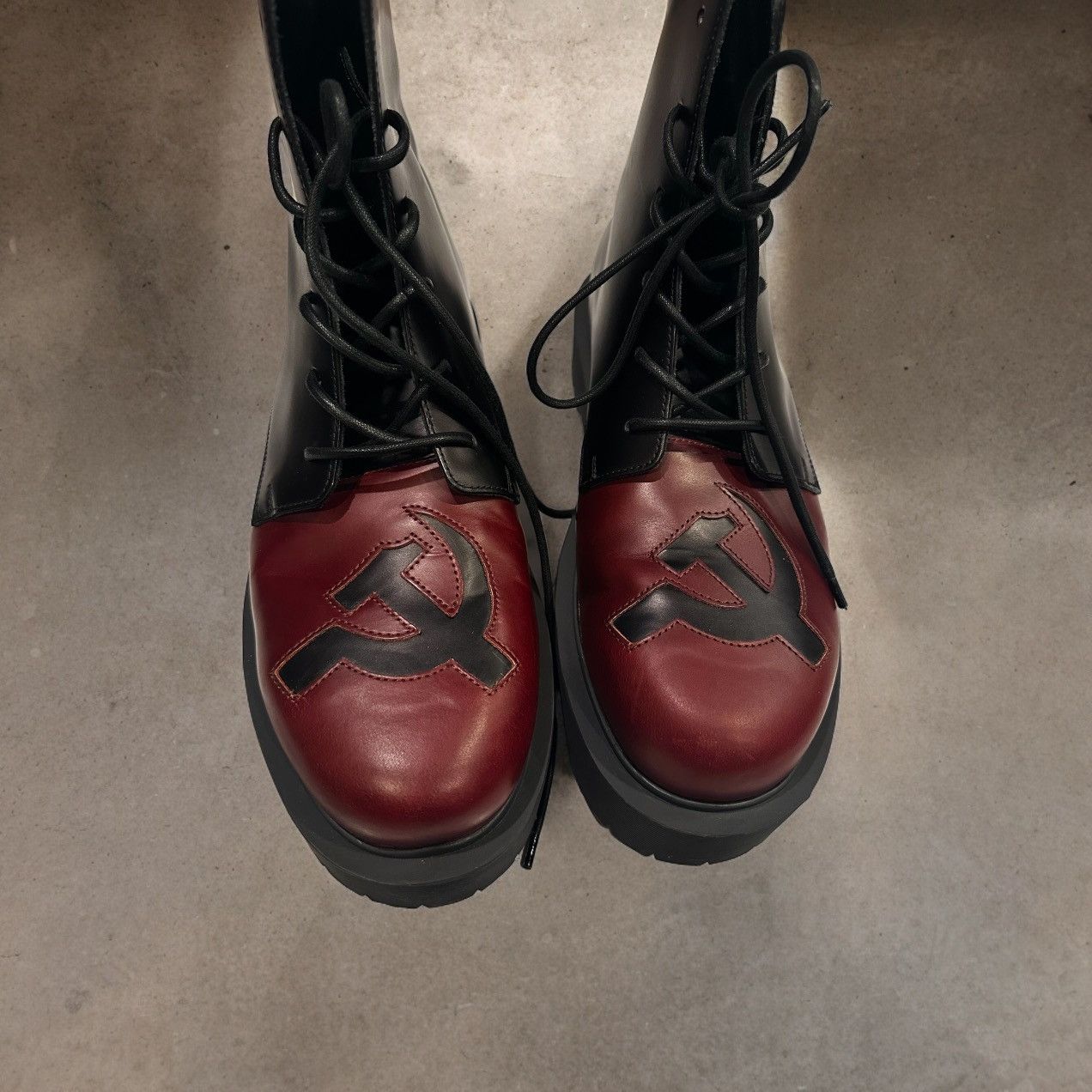 Enfants Riches Deprimes Enfants Riches Deprimes Hammer Sickle & Boots USSR Size US 10 / EU 43 - 4 Thumbnail