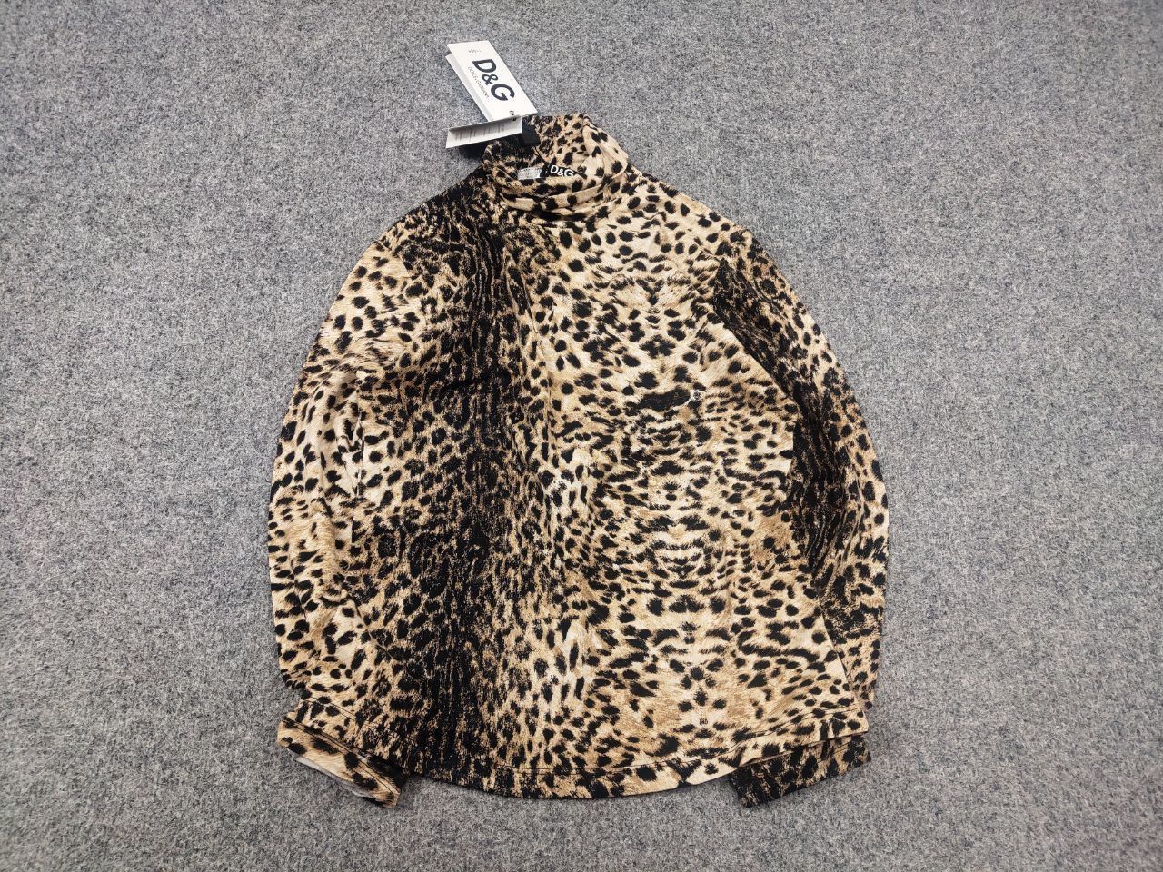 Dolce & Gabbana Rare Dolce & Gabbana Vintage 90s Leopard Pattern Long sleeve Size M / US 6-8 / IT 42-44 - 2 Thumbnail